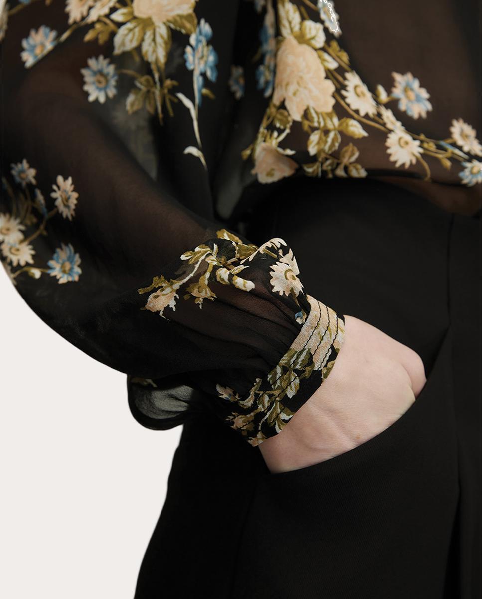Imagen 5 de Blusa Ashlynn de seda - Negro Negro