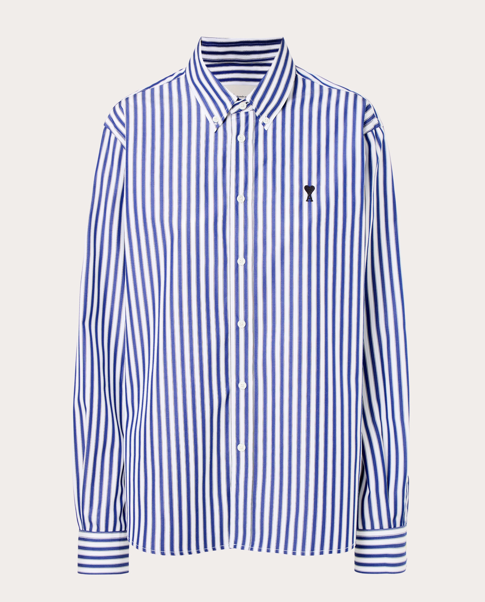 Imagen 1 de Camisa de manga larga de rayas Azul