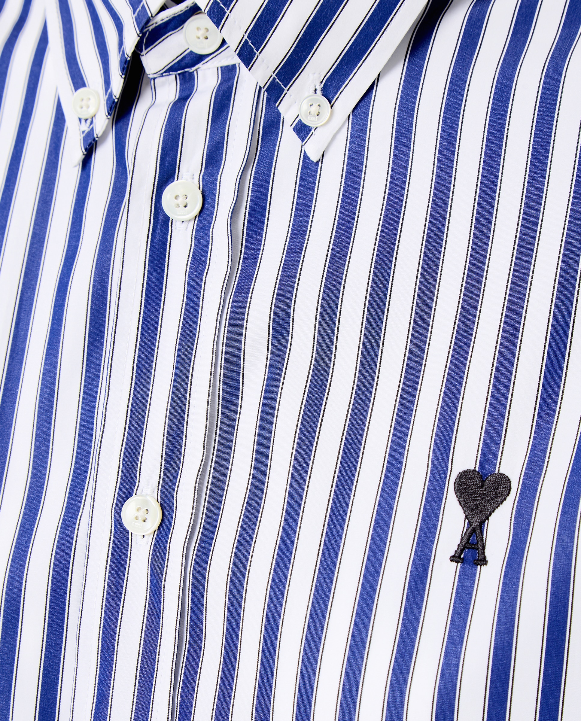 Imagen 3 de Camisa de manga larga de rayas - Azul Azul