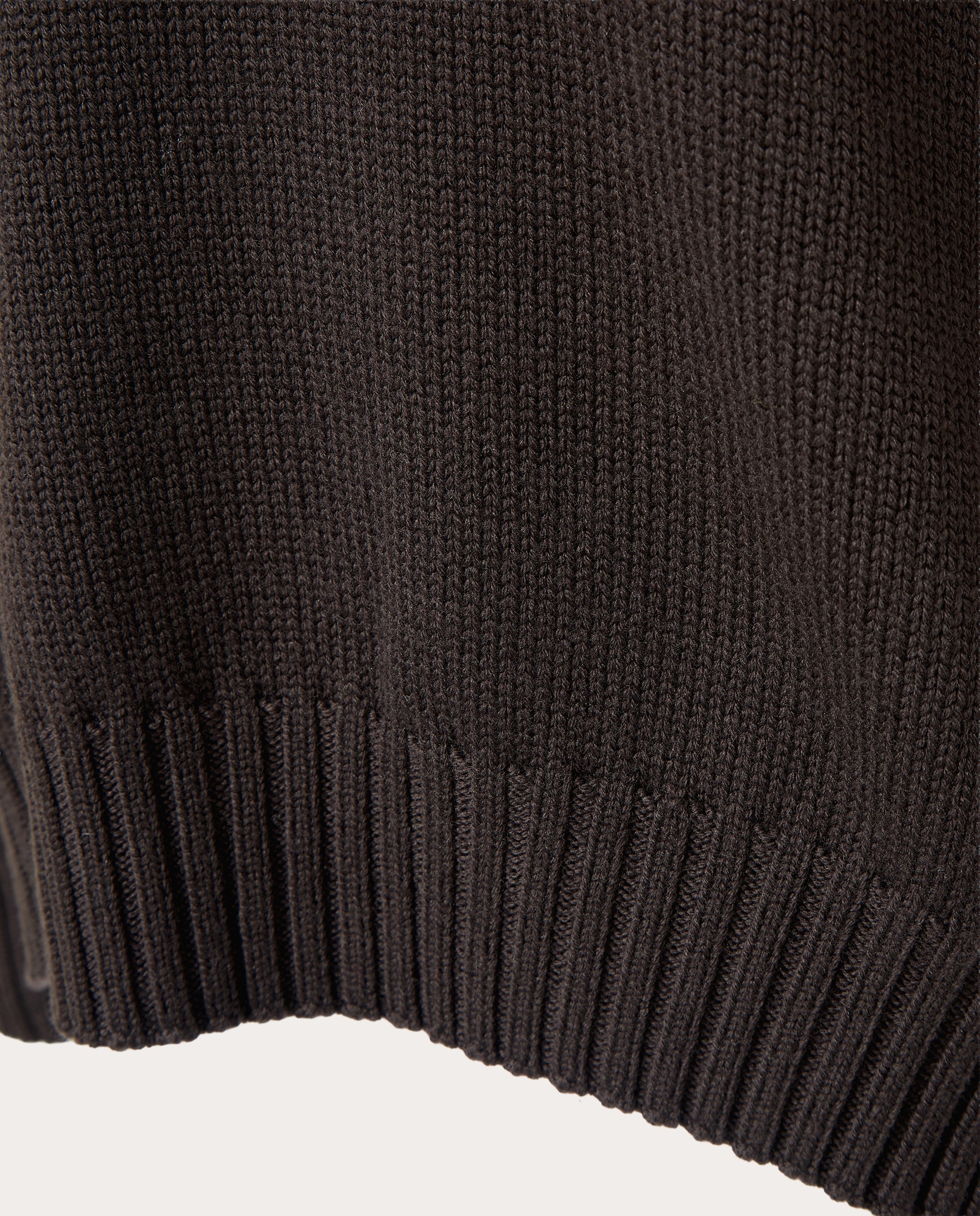 Jersey Fiore de lana virgen - Marrón oscuro Marrón oscuro-4