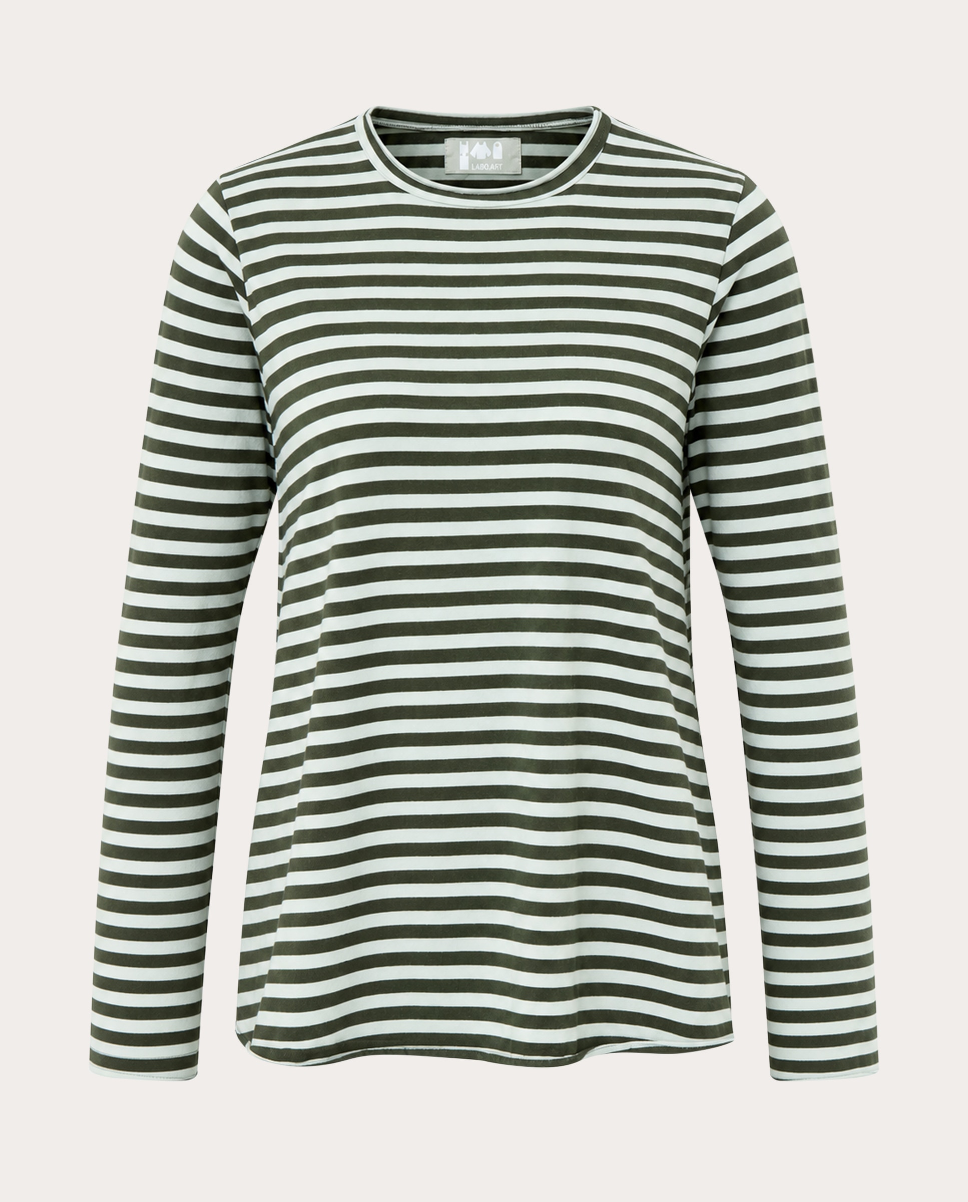 Imagen 0 de Camiseta Jeppe de rayas de algodón Azul