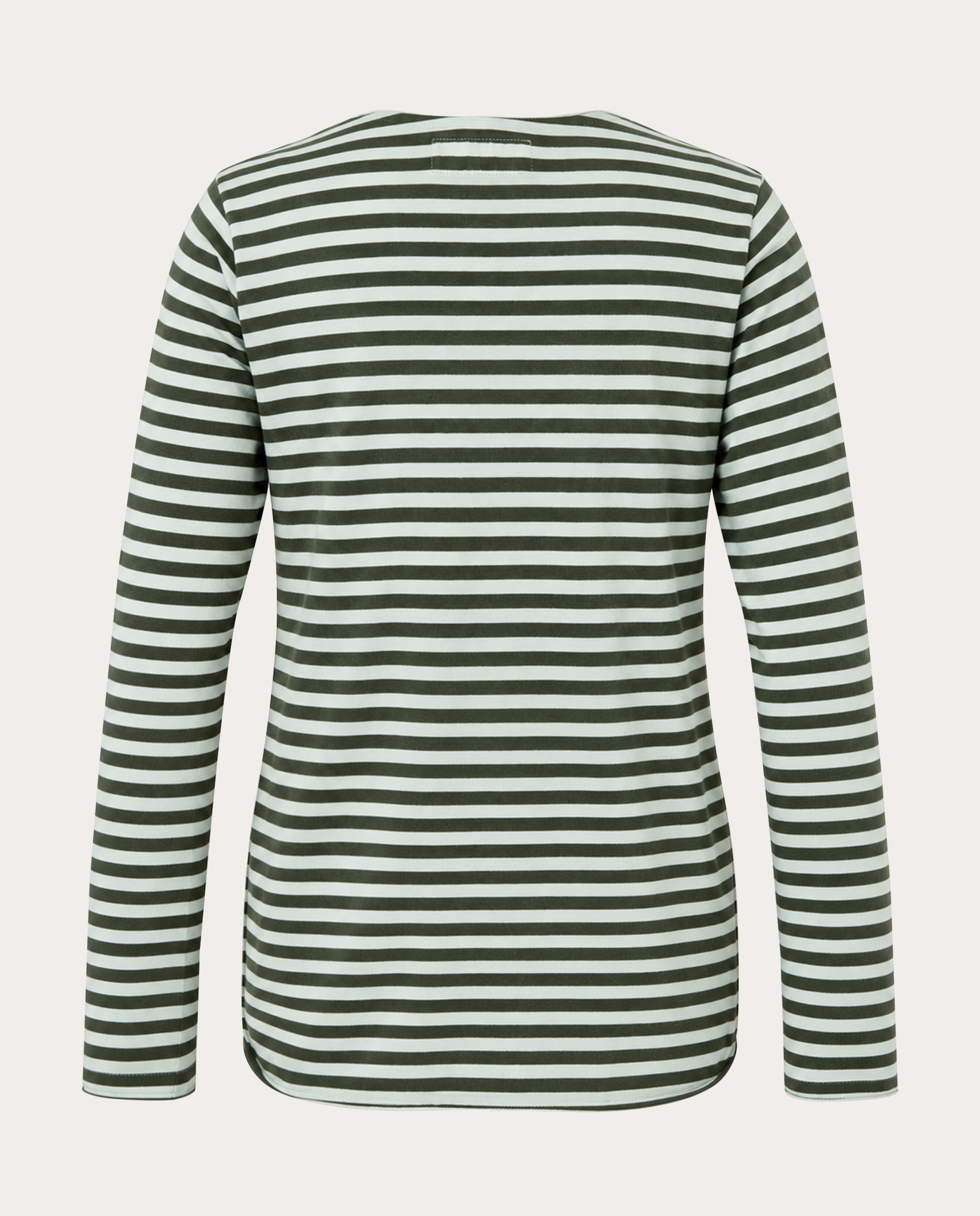 Camiseta Jeppe de rayas de algodón - Azul Azul-2