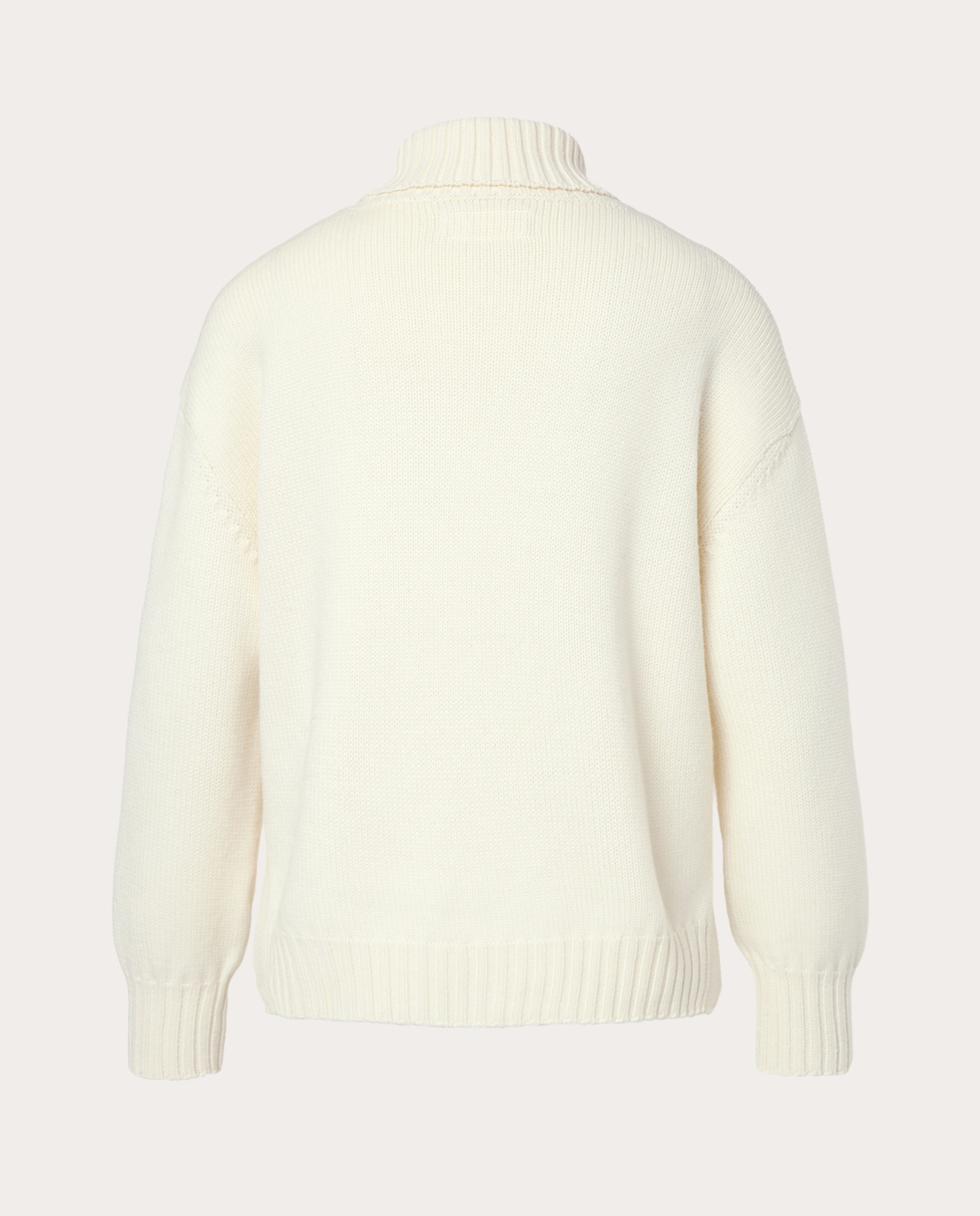 Imagen 2 de Jersey Fiore de lana virgen - Blanco Blanco