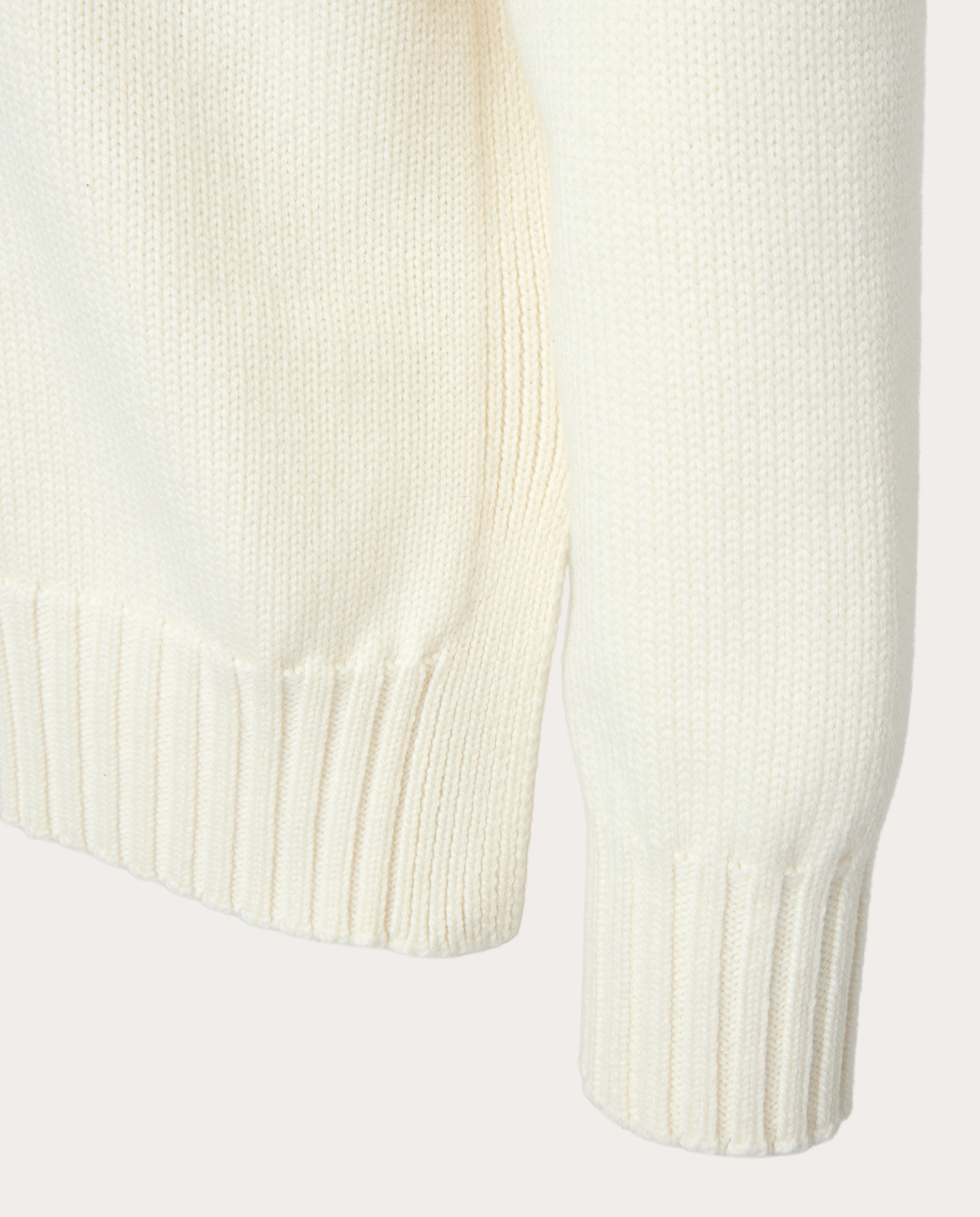 Imagen 4 de Jersey Fiore de lana virgen - Blanco Blanco