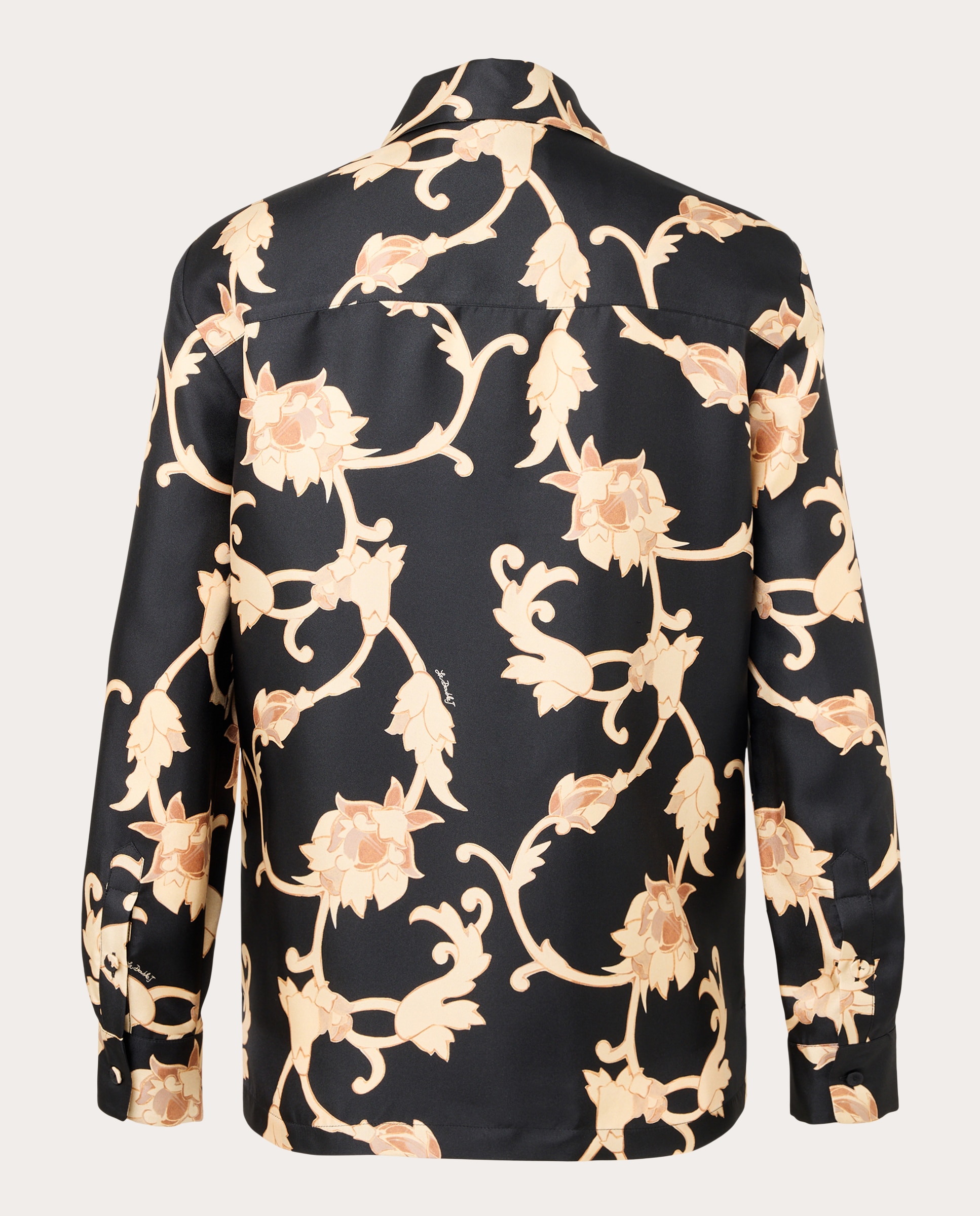 Imagen 2 de Camisa Boy de seda - Negro Negro