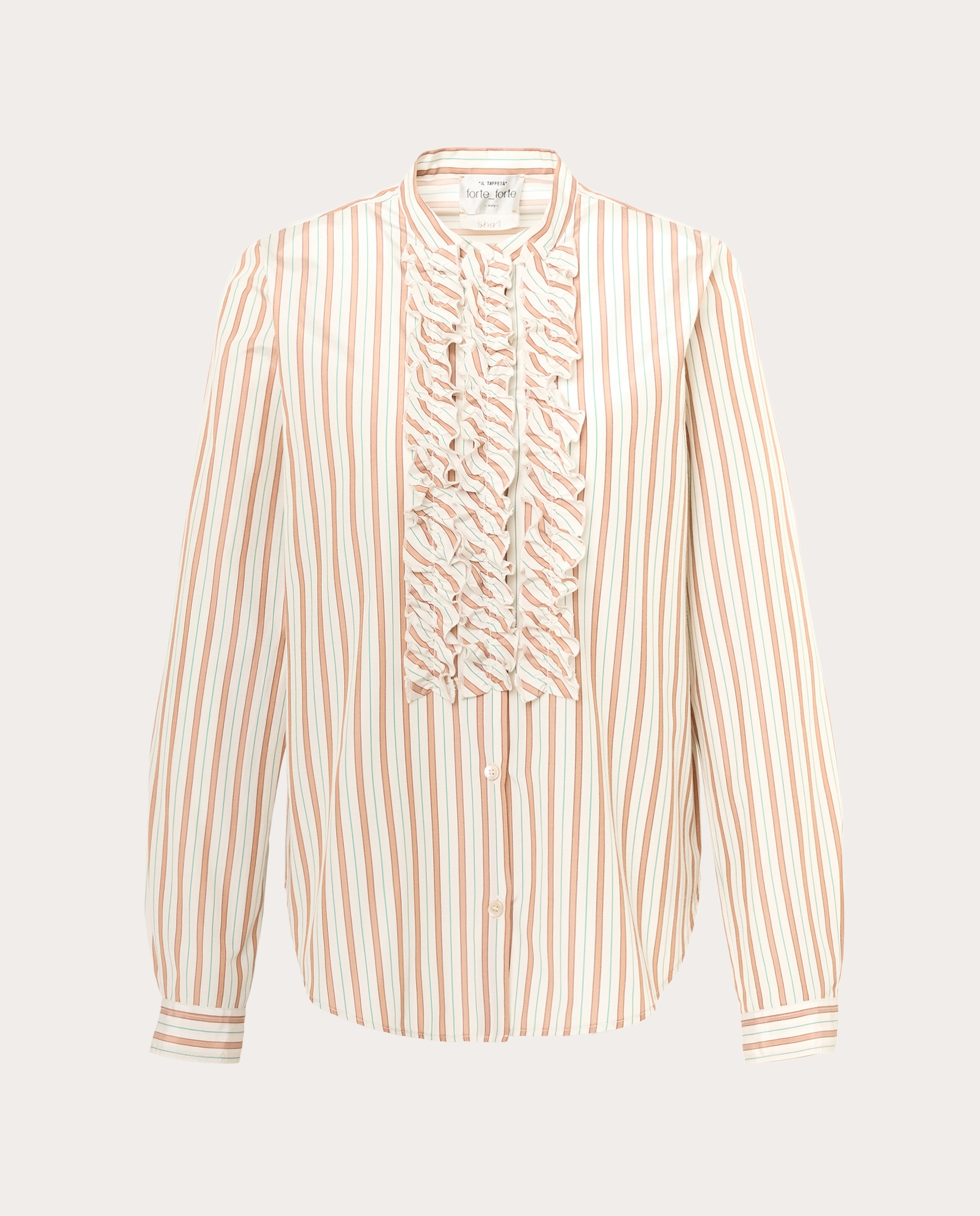 Imagem 0 de Camisa de tafetá às riscas