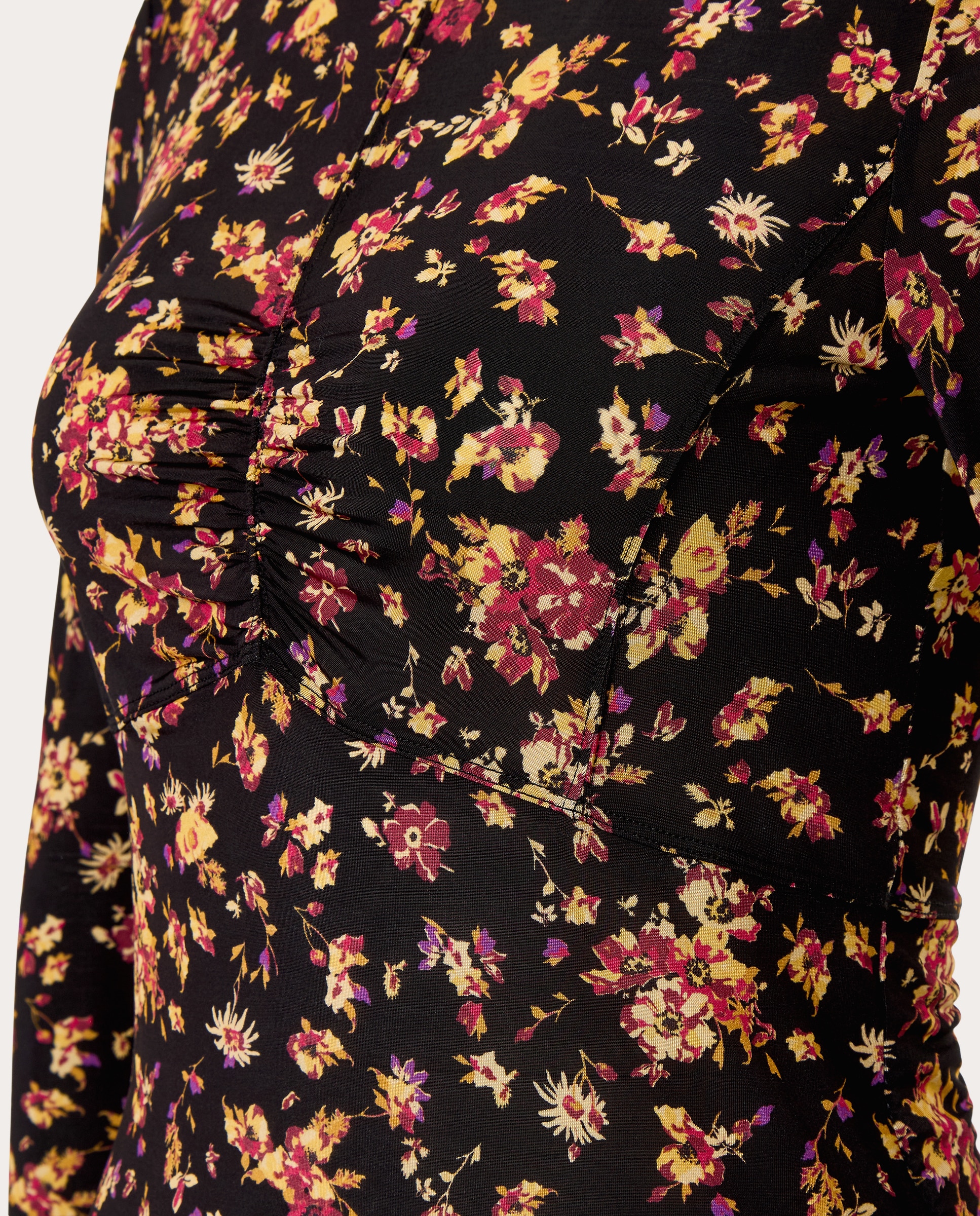 Camisola de Malha com Estampado Floral Neri Multicolor-3