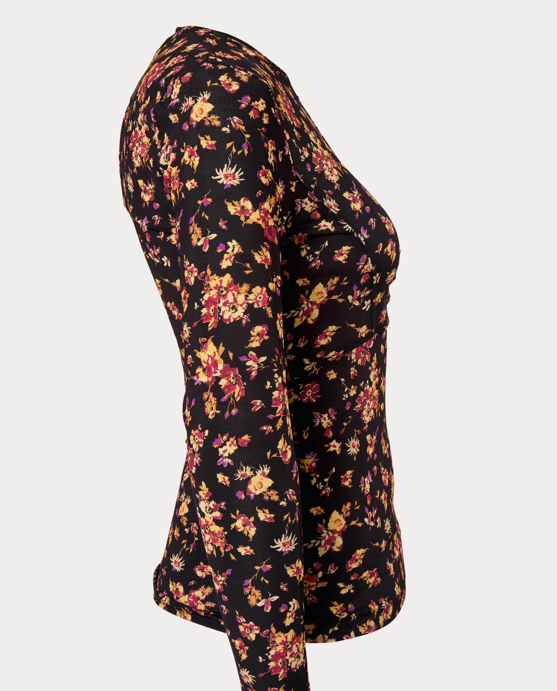 Camisola de Malha com Estampado Floral Neri Multicolor-4