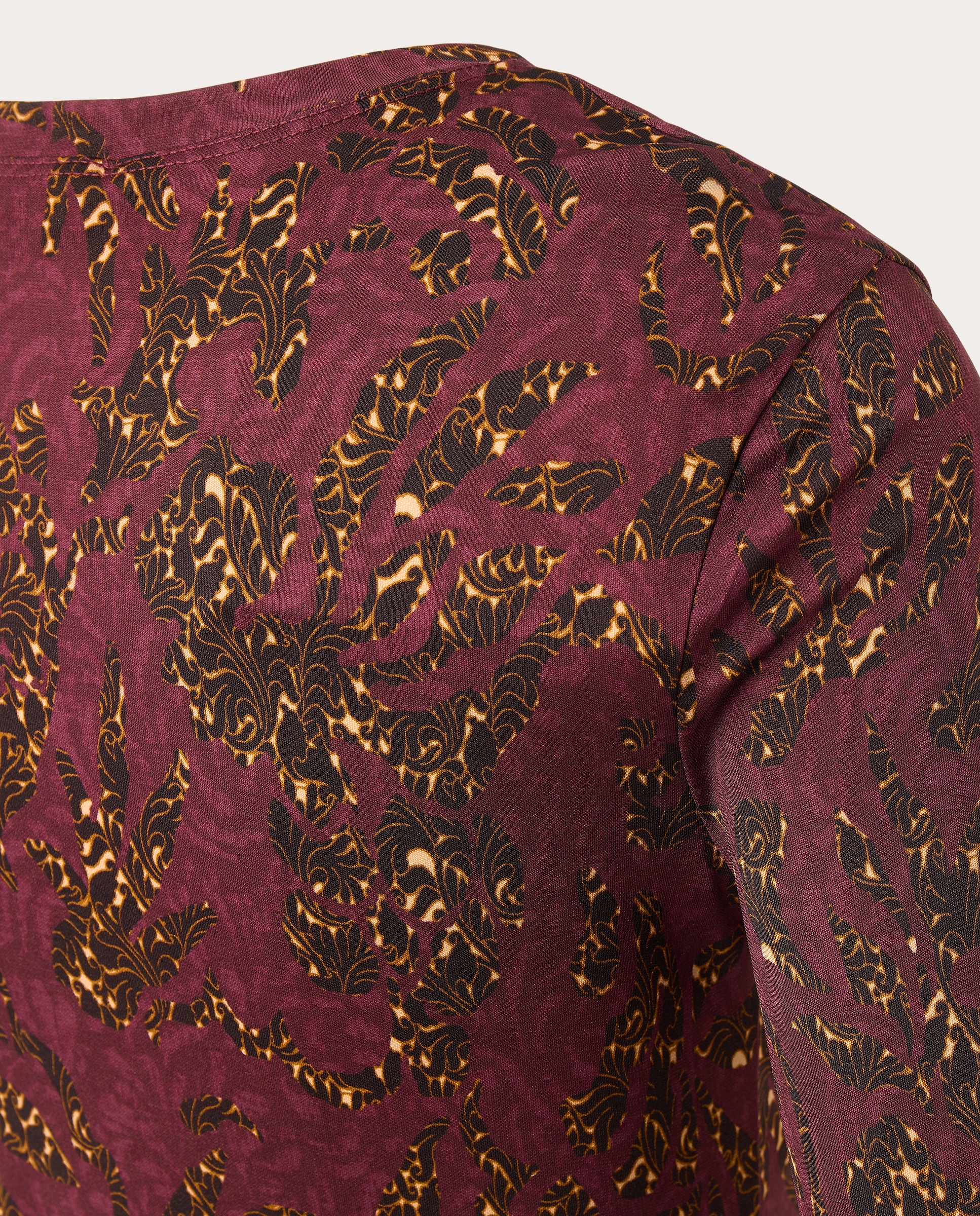 Camisola de Malha com Estampado Floral Asha Multicolor-4