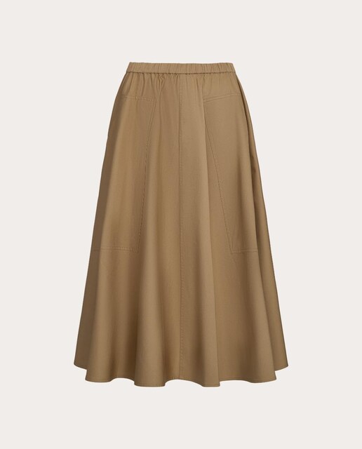 Imagem 0 de Saia midi de algodão