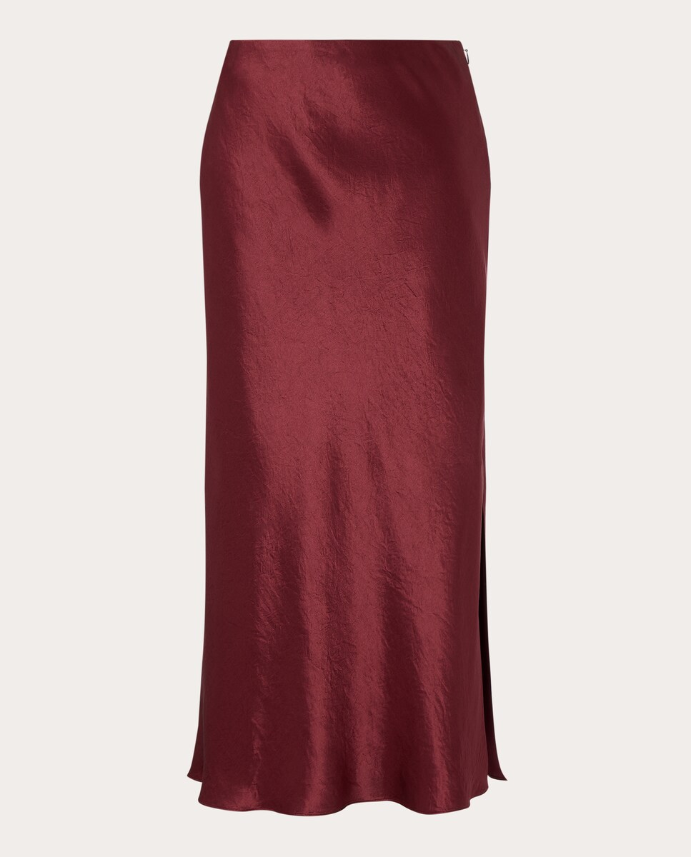 Falda midi Burdeos-1