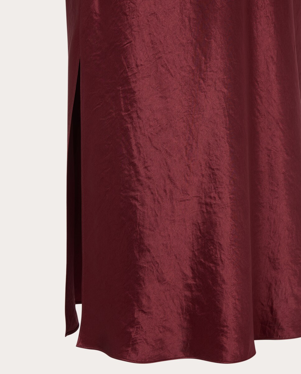 Falda midi Burdeos-3