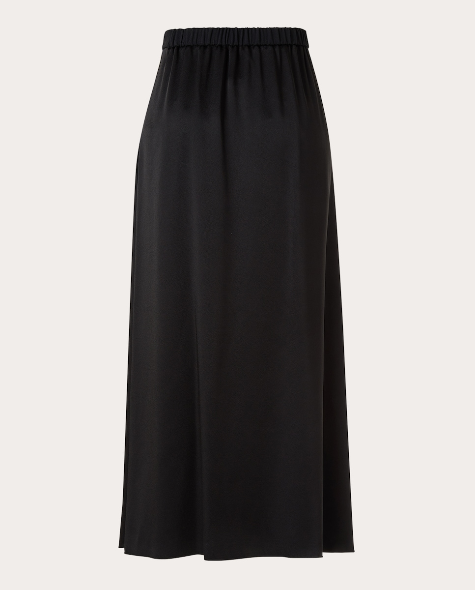 Falda midi Negro-2