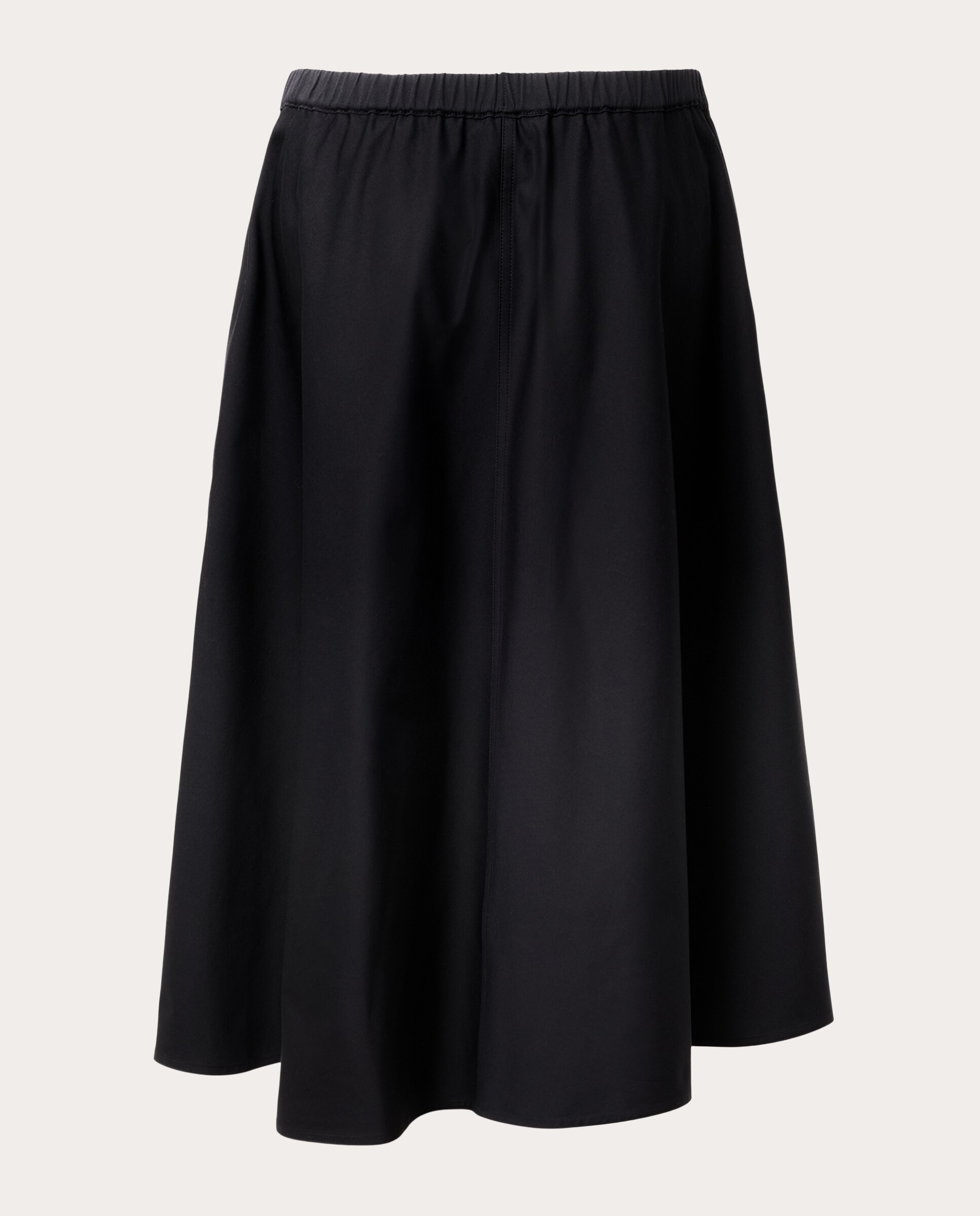 Saia Larga com Bolsos - Preto Preto-2