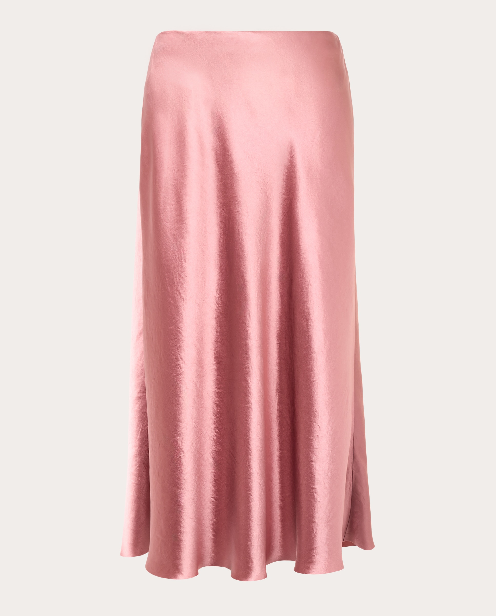 Imagen 0 de Falda slip al bies con bajo moldeado Rosa Rosa