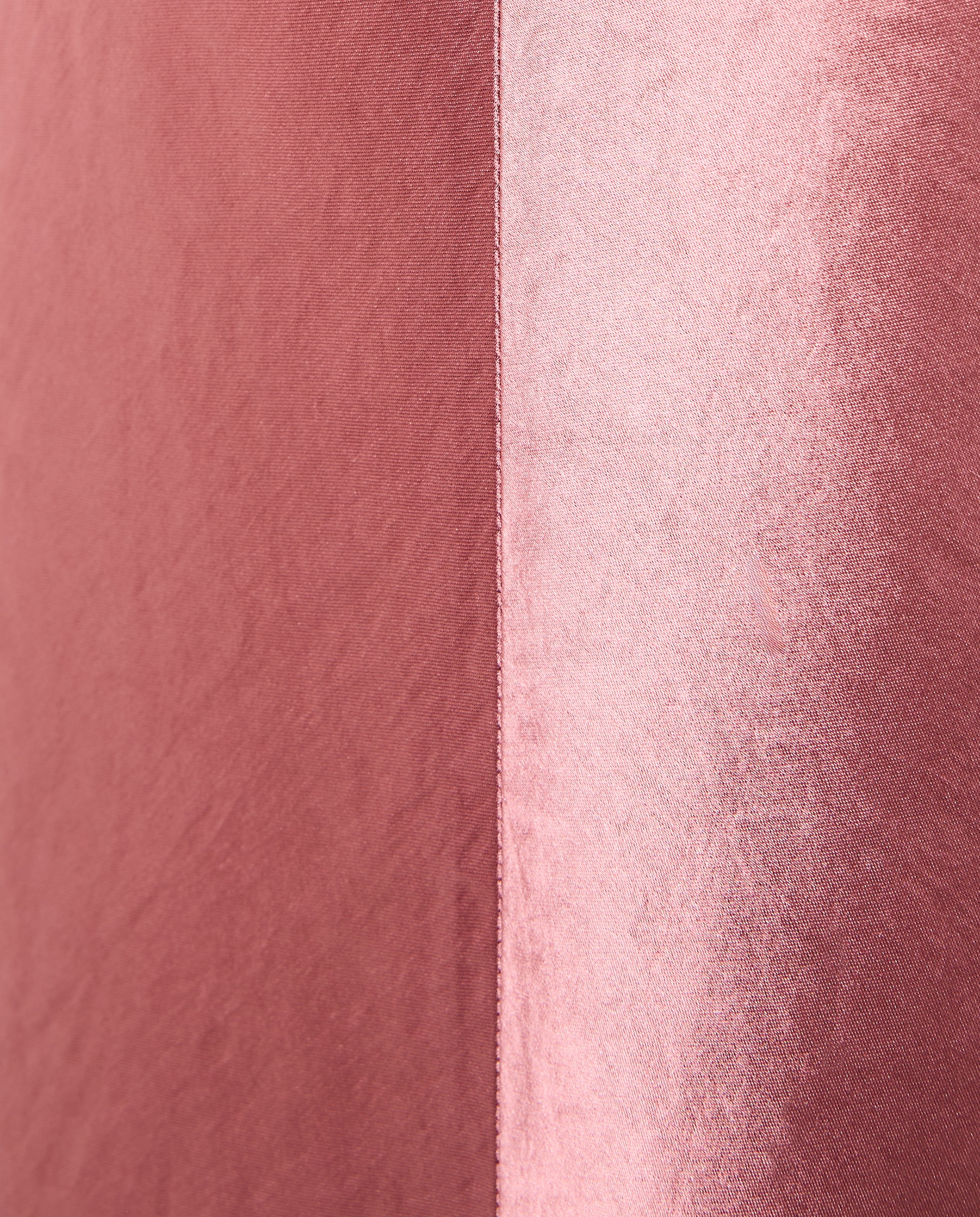 Falda slip al bies con bajo moldeado - Rosa Rosa-4