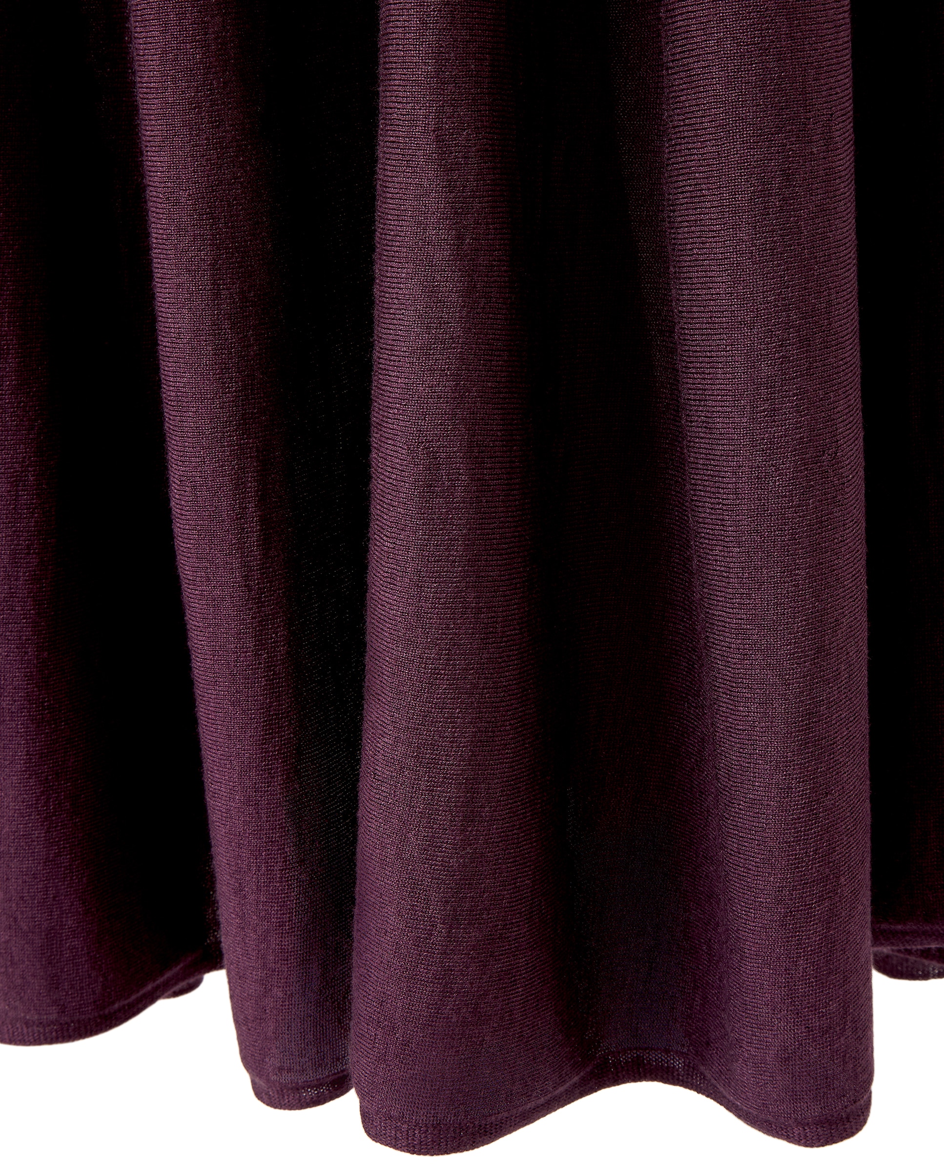 Imagen 4 de Falda maxi plisada de punto - Morado Morado