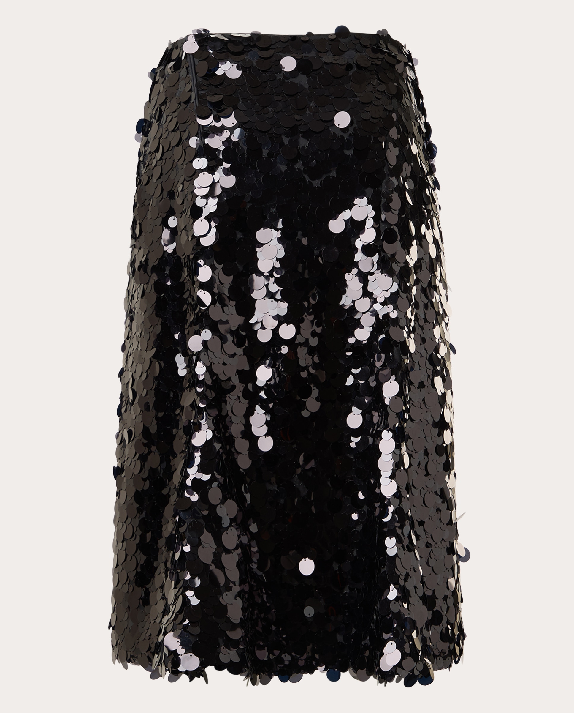 Falda midi de lentejuelas - Negro Negro-2