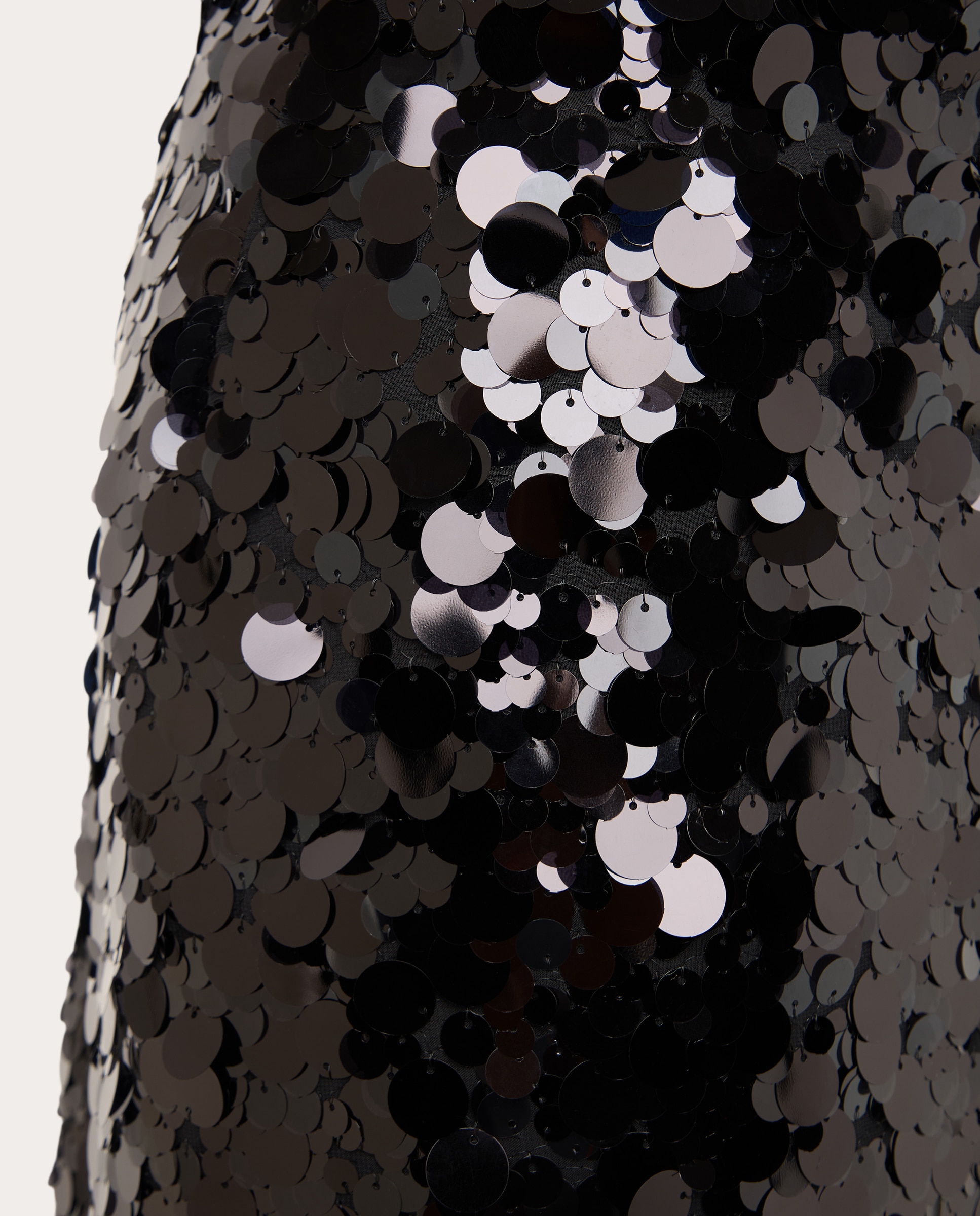 Falda midi de lentejuelas - Negro Negro-3