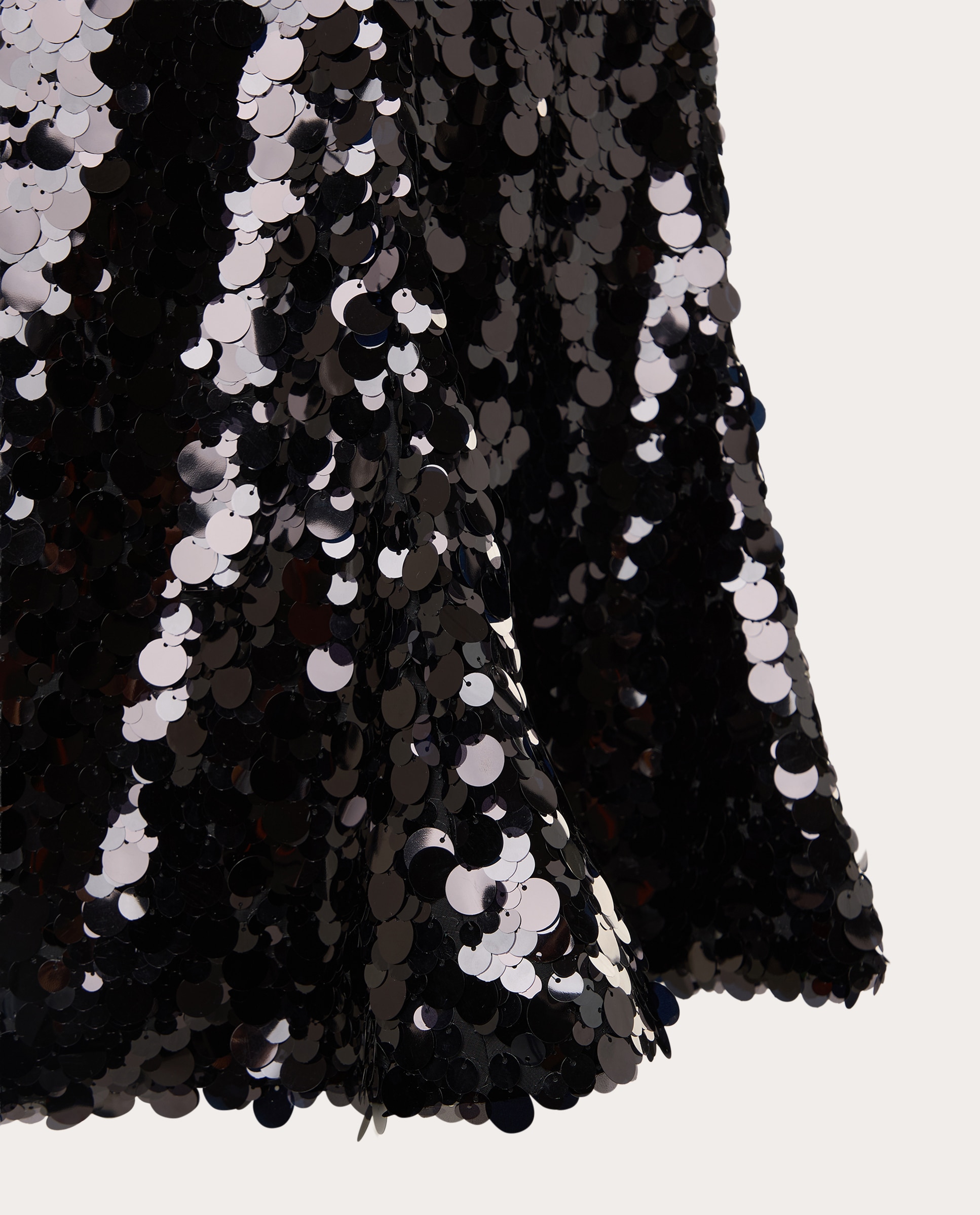 Falda midi de lentejuelas - Negro Negro-4