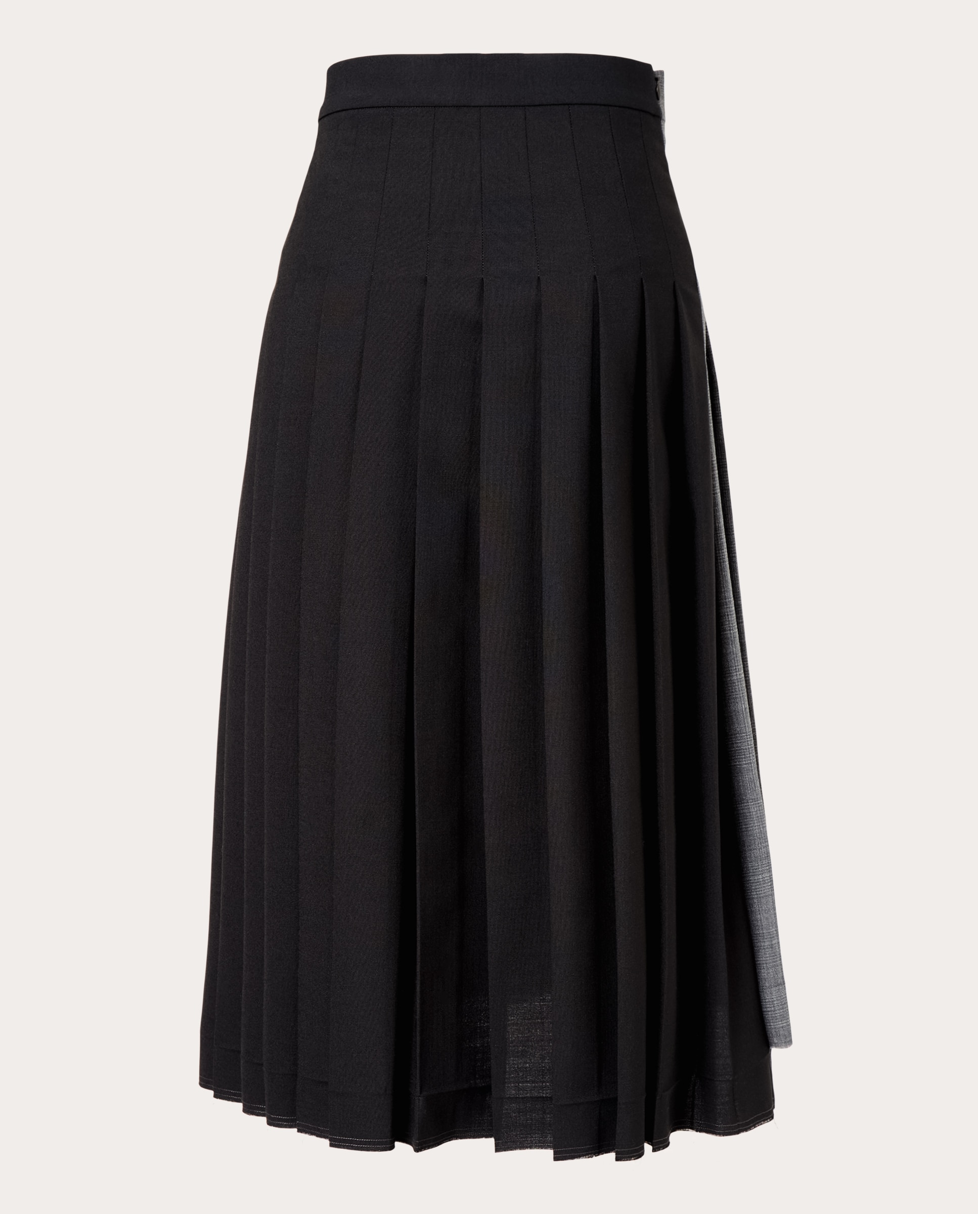 Falda Amene plisada - Gris Gris-2
