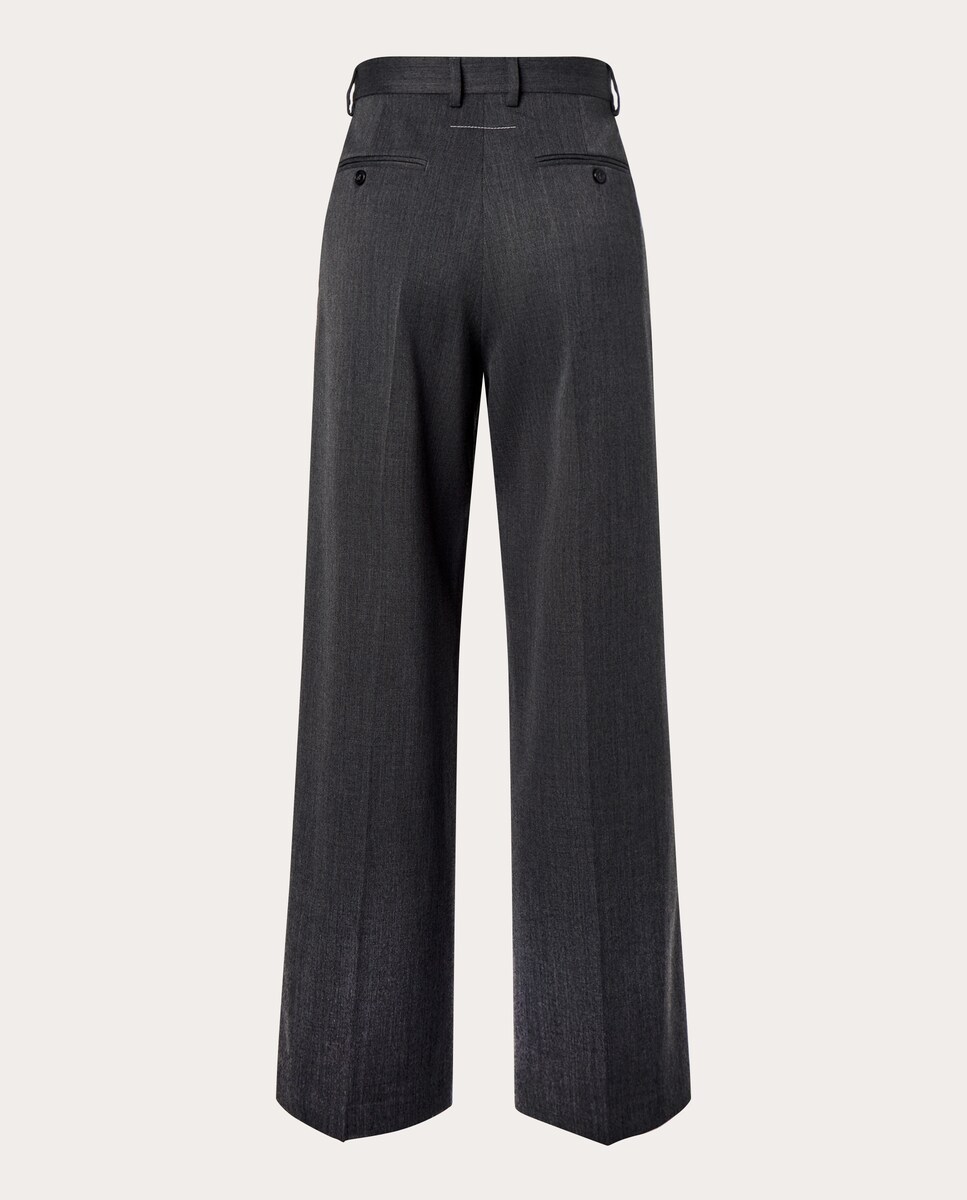 Pantalón ancho Gris-2