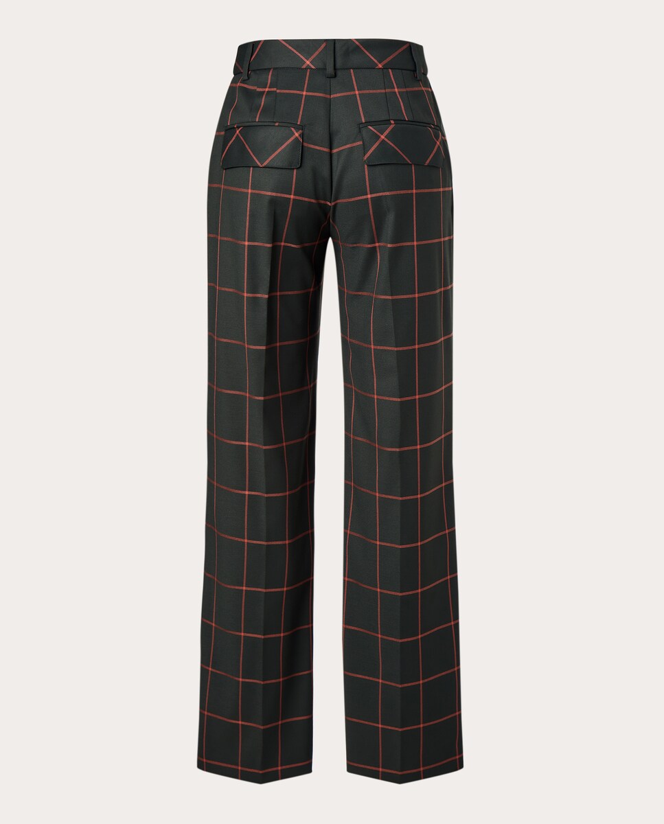 Calças regular Verde-2