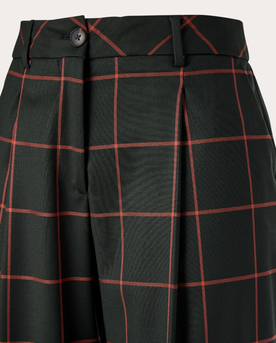 Calças regular Verde-3