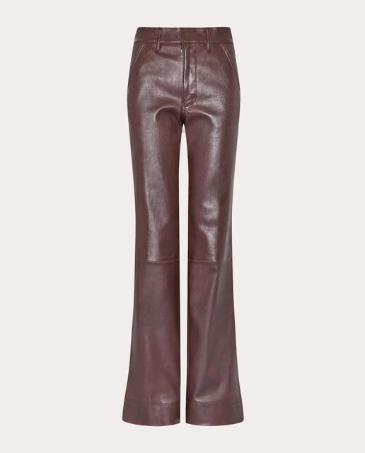 Imagem 0 de Calças Regular Veronica em Pele