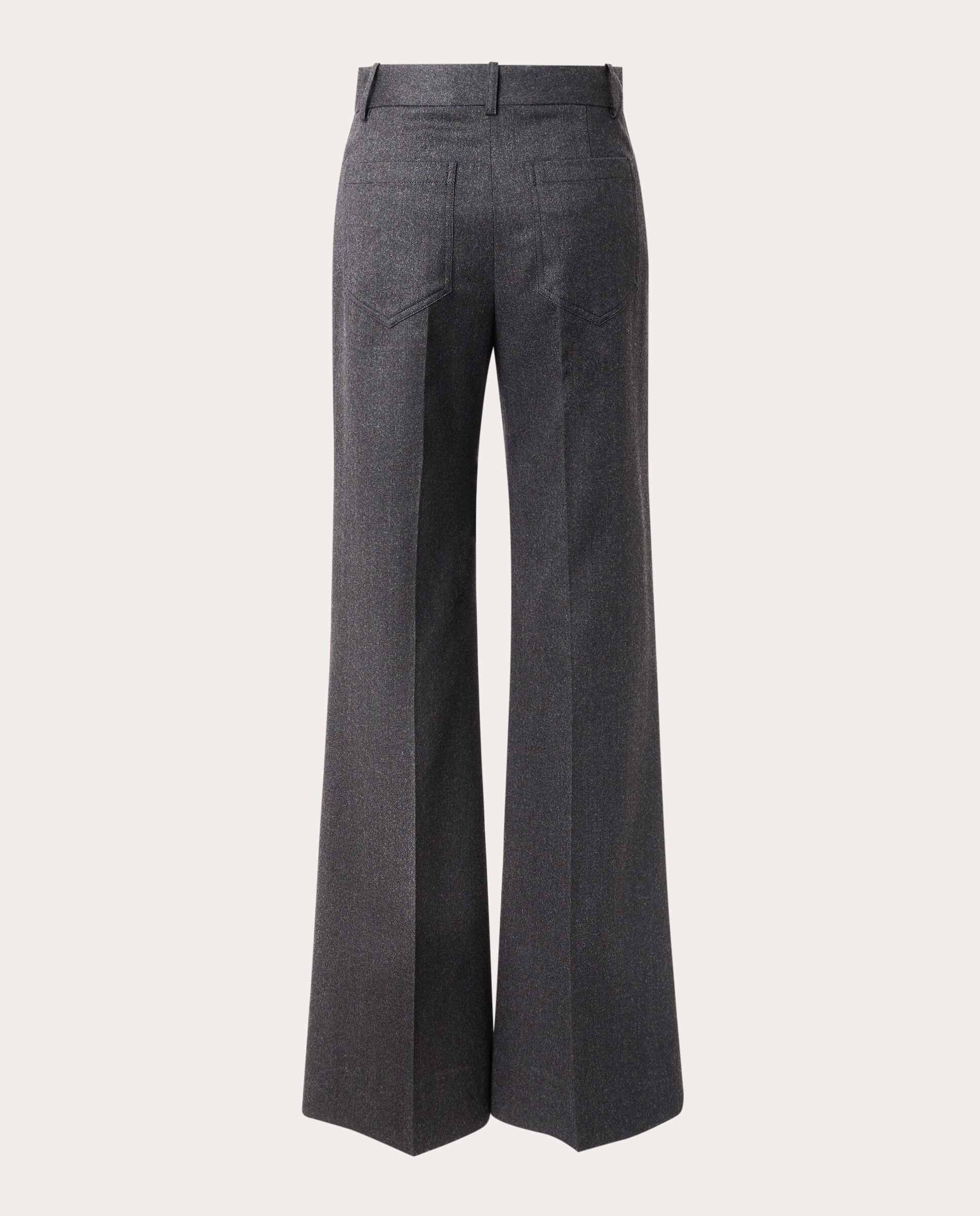 Pantalón Alina de lana - Gris oscuro Gris oscuro-2