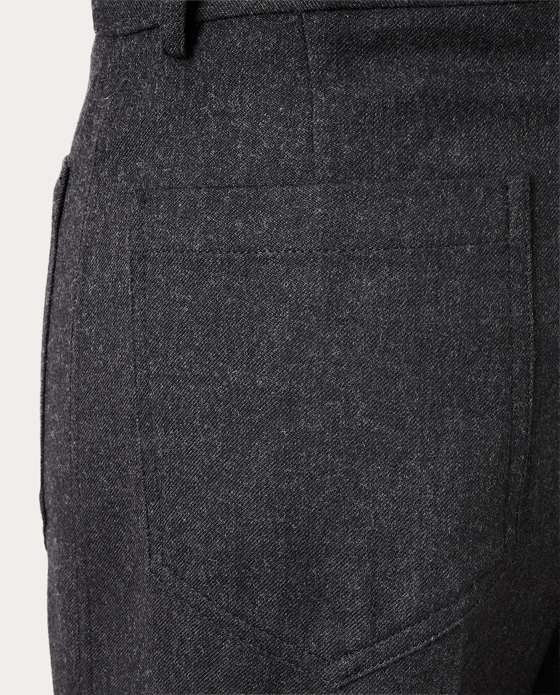 Pantalón Alina de lana - Gris oscuro Gris oscuro-3