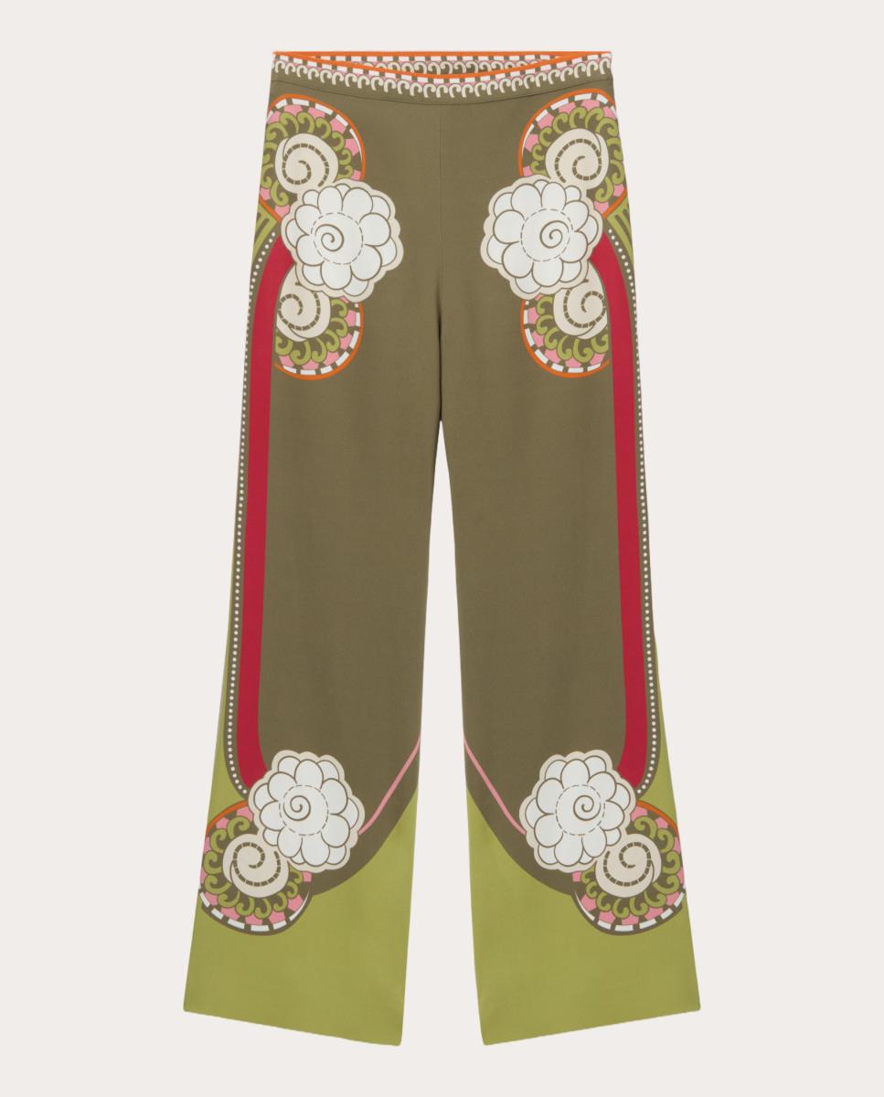 Imagen 0 de Pantalón estampado Verde