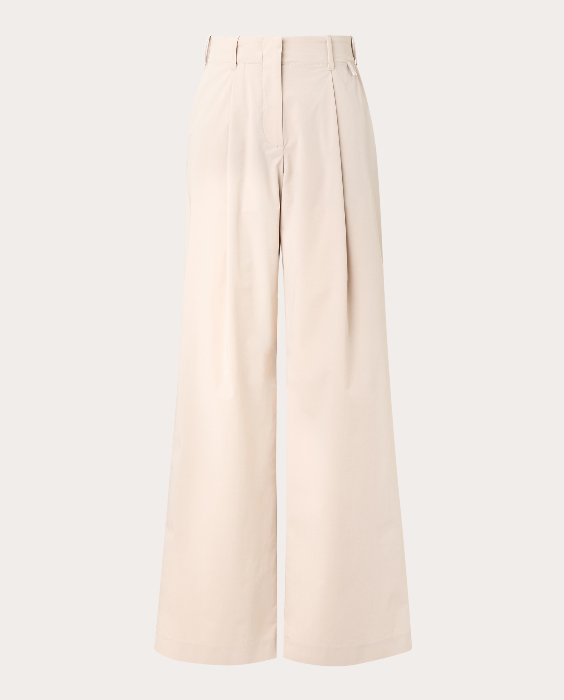 Imagen 1 de Pantalón recto con pinzas - Crema Crema