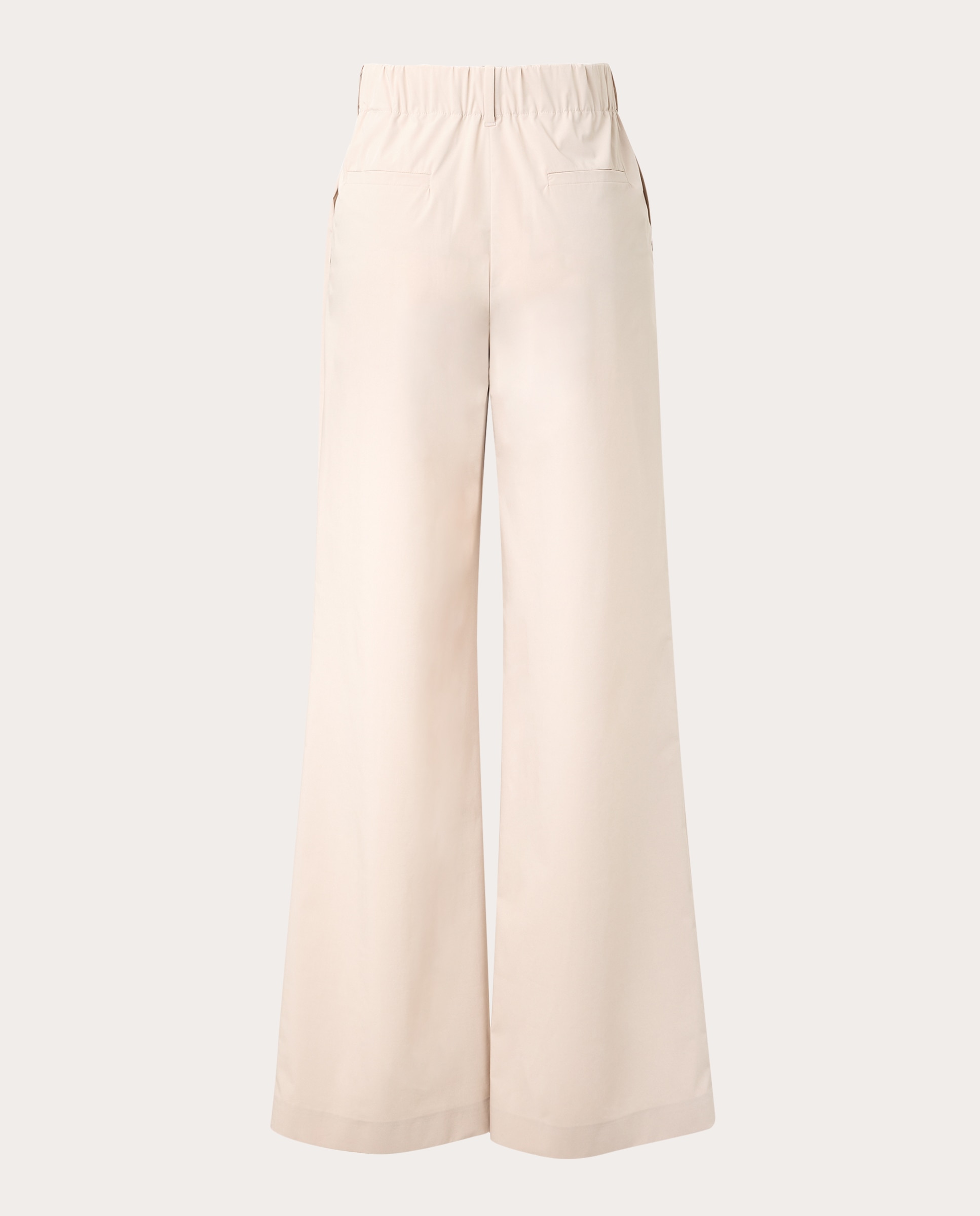 Imagen 2 de Pantalón recto con pinzas - Crema Crema