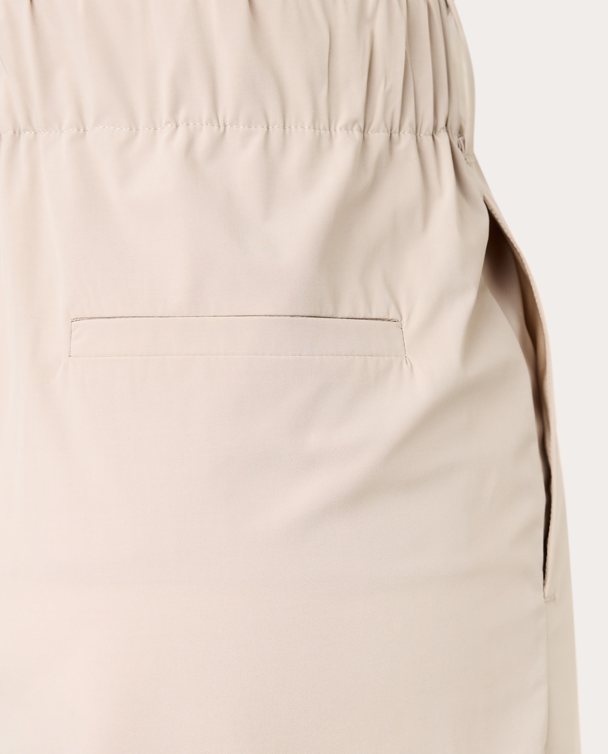 Imagen 3 de Pantalón recto con pinzas - Crema Crema