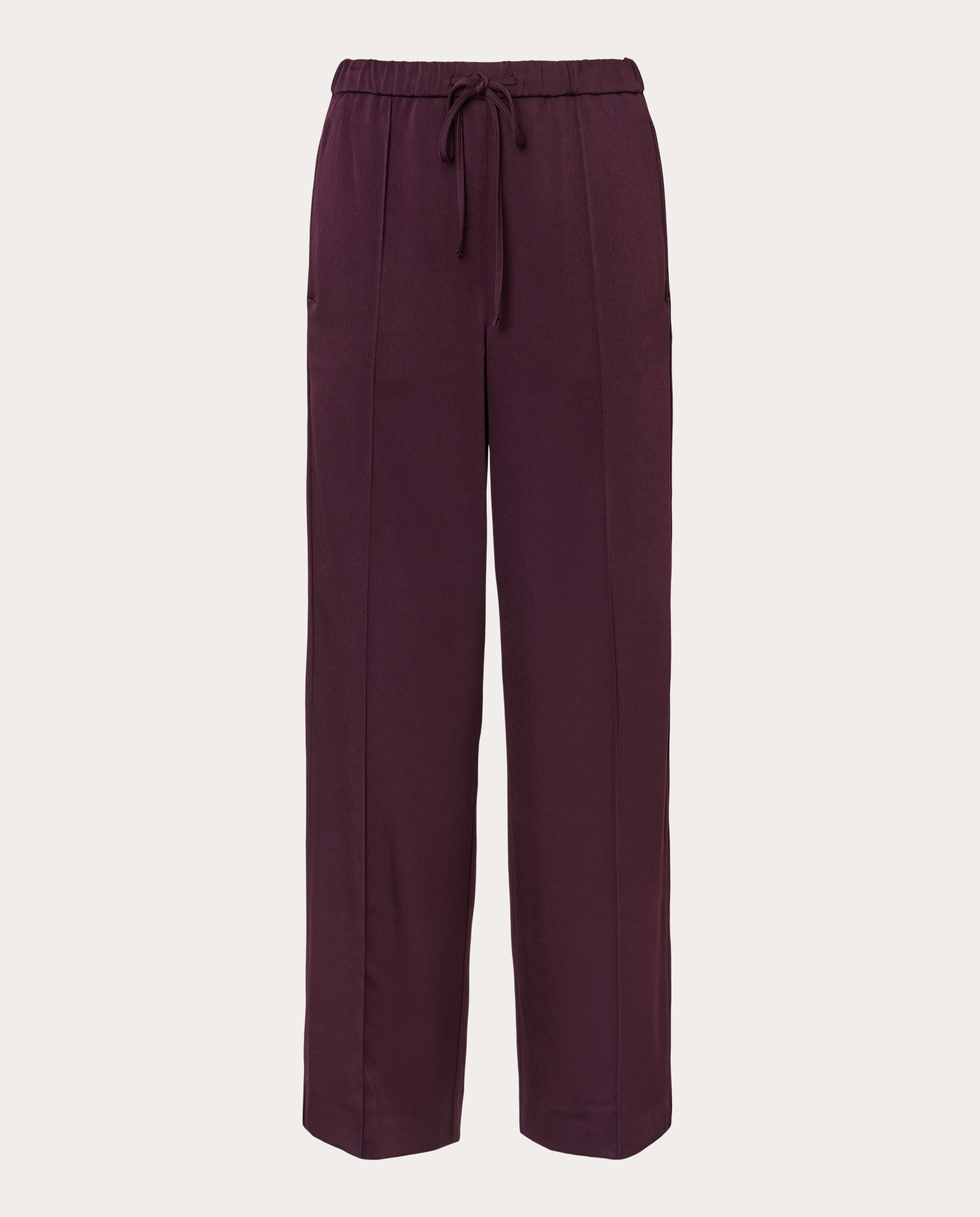 Imagen 0 de Pantalón sastre de tiro medio en triacetato Blackberry Morado