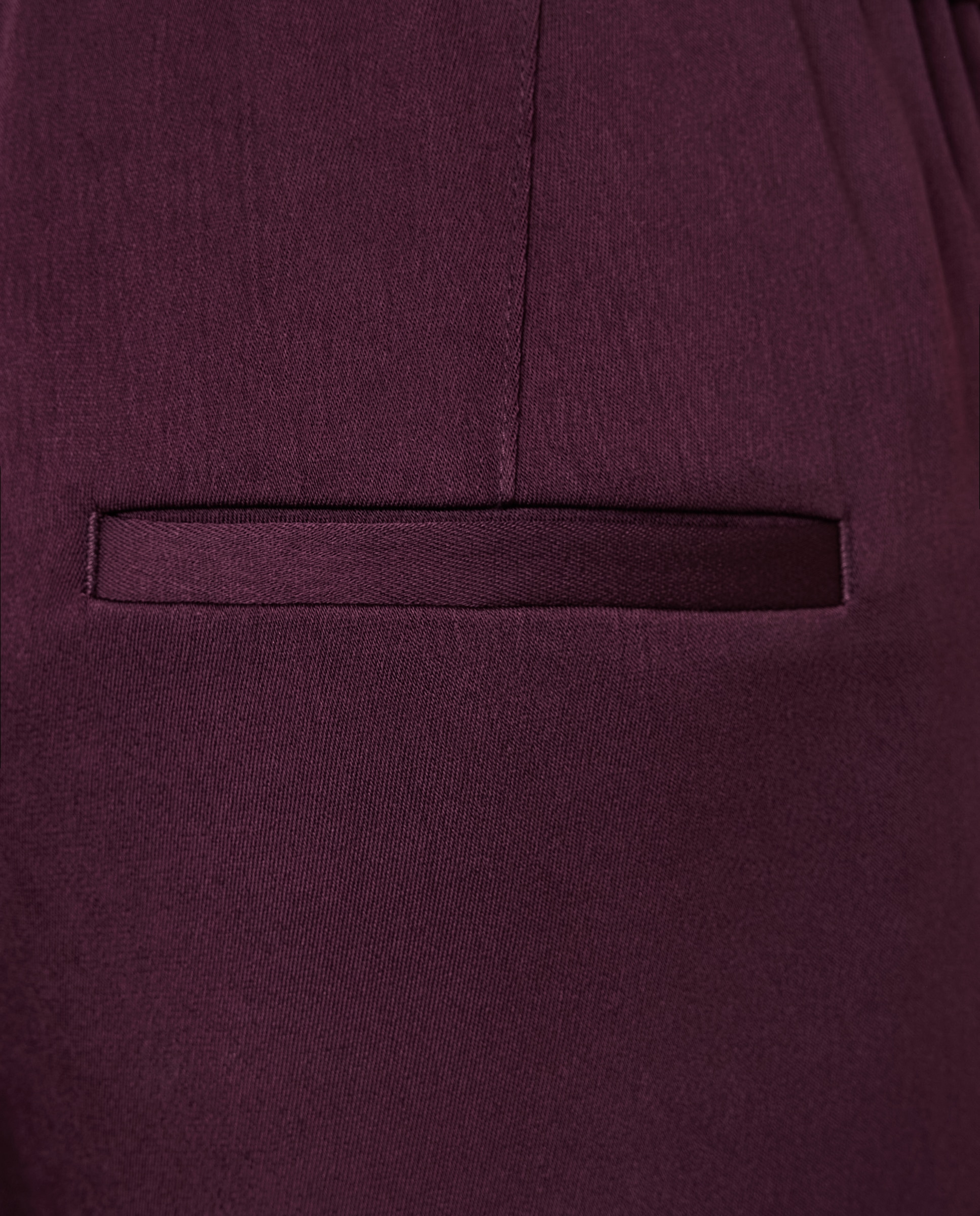 Pantalón sastre de tiro medio en triacetato Blackberry - Morado Morado-3