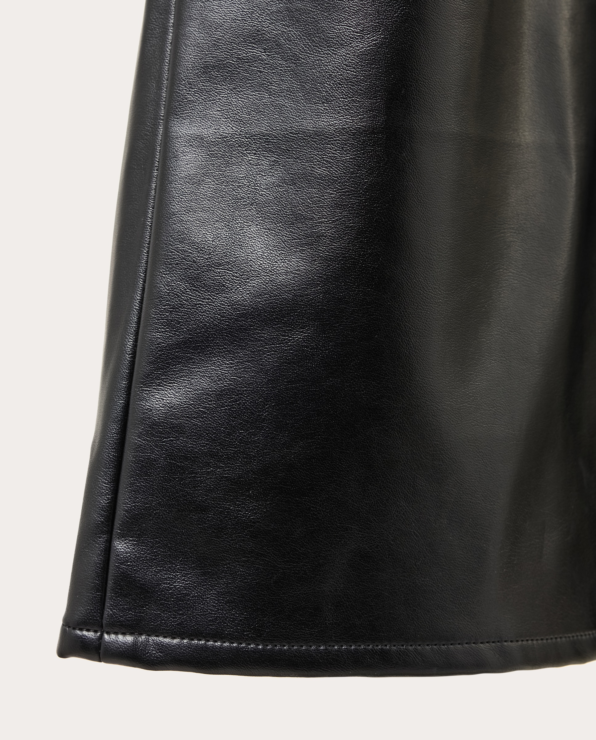 Imagen 5 de Pantalón Kinsley low-rise efecto piel - Negro Negro
