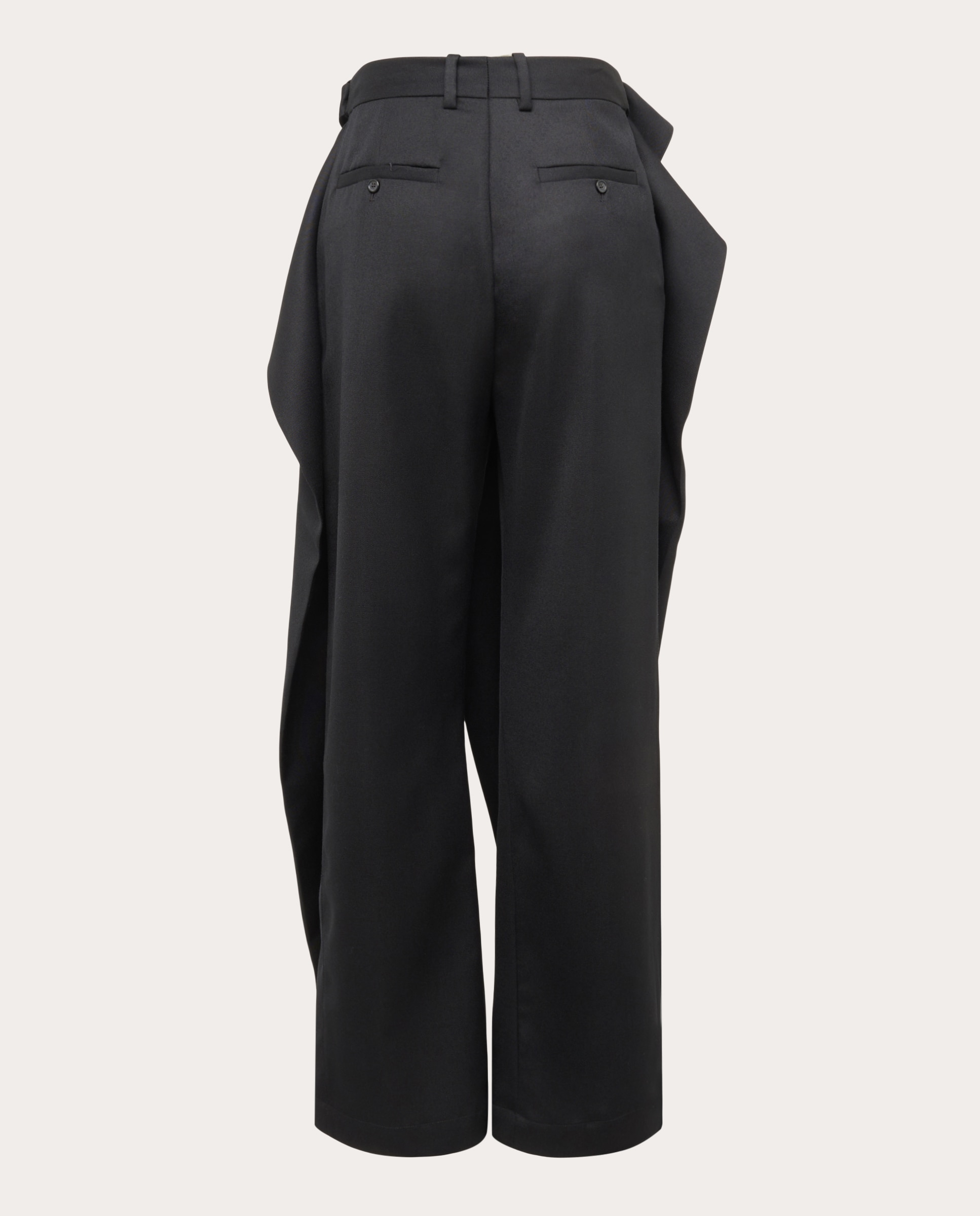 Imagen 2 de Pantalón con cintura fold-over - Negro Negro