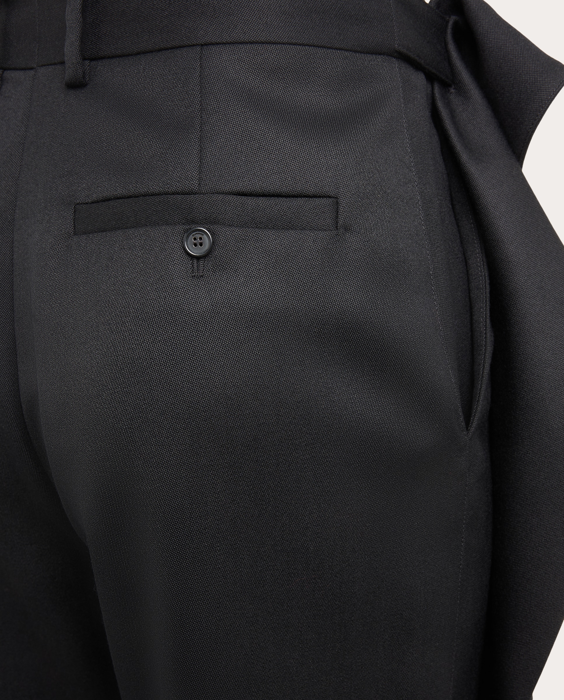 Imagen 5 de Pantalón con cintura fold-over - Negro Negro