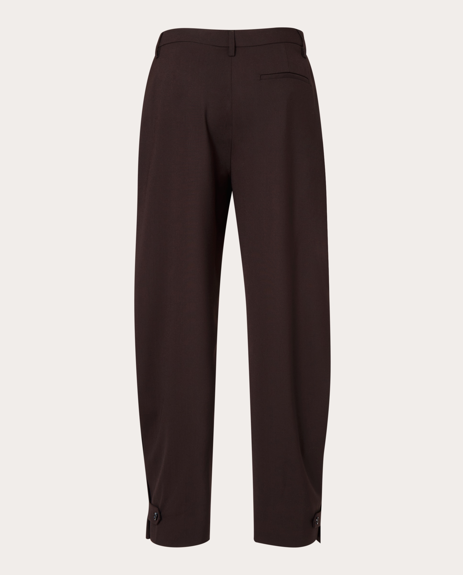 Pantalón Smoke lana - Marrón oscuro Marrón oscuro-2