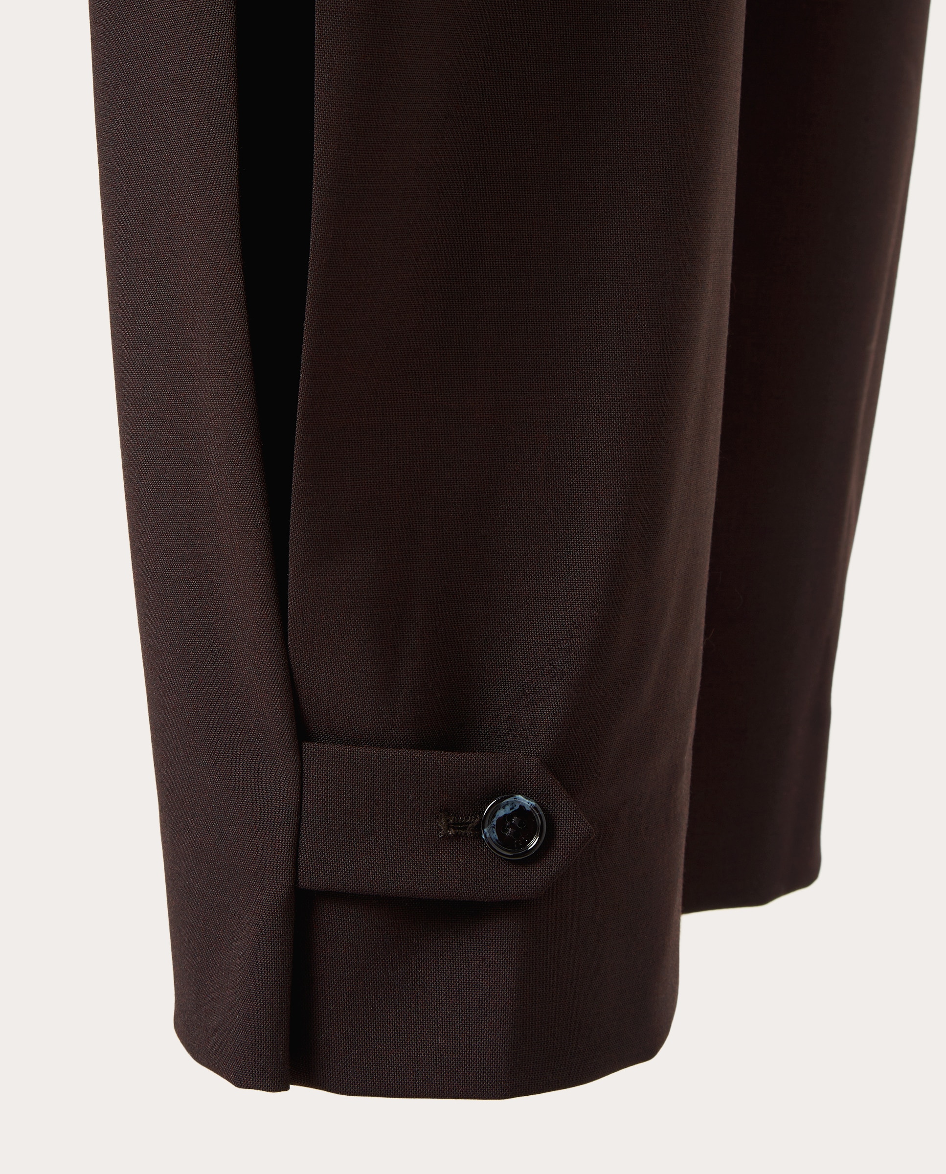 Pantalón Smoke lana - Marrón oscuro Marrón oscuro-5