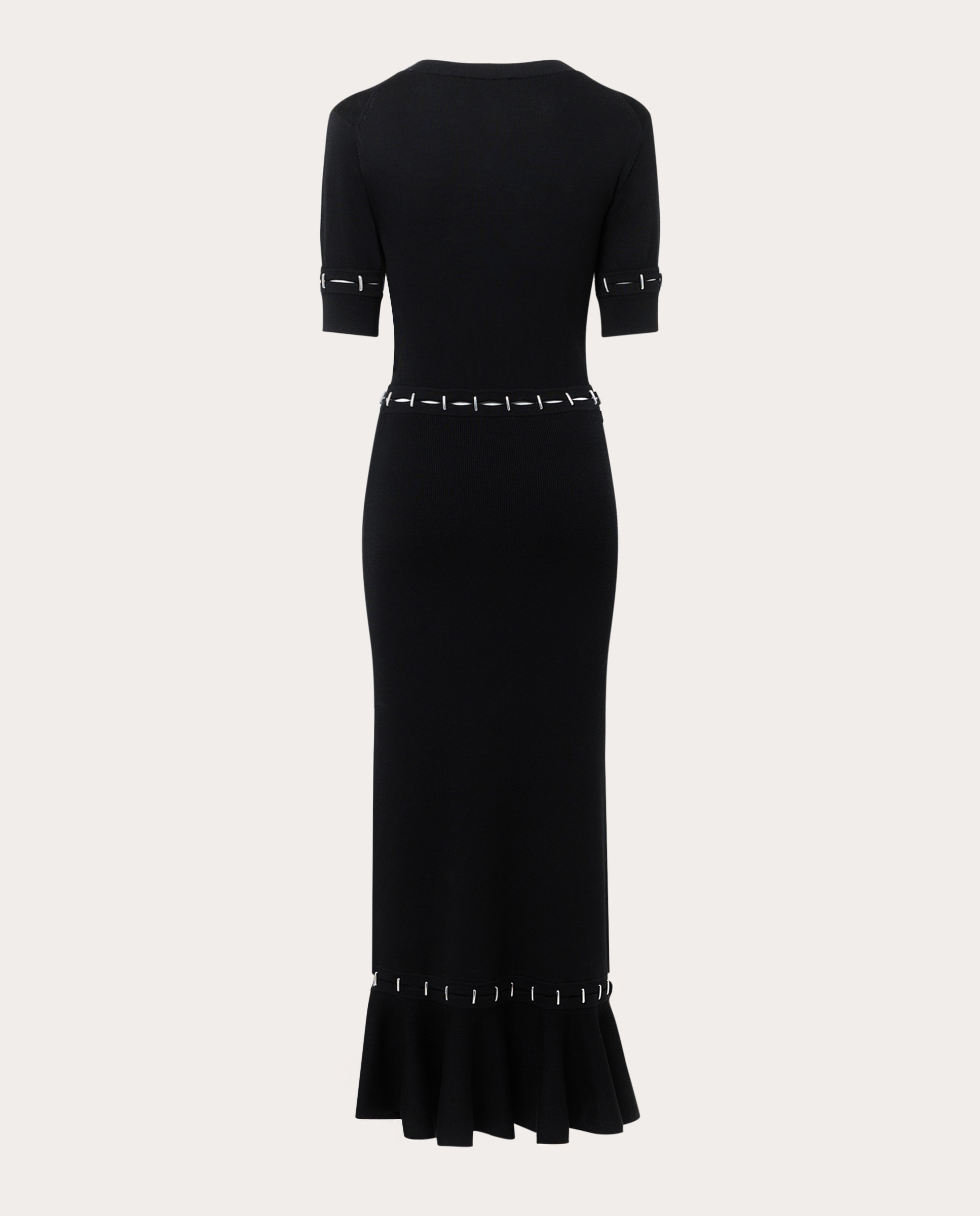 Imagen 2 de Vestido largo de punto - Negro Negro