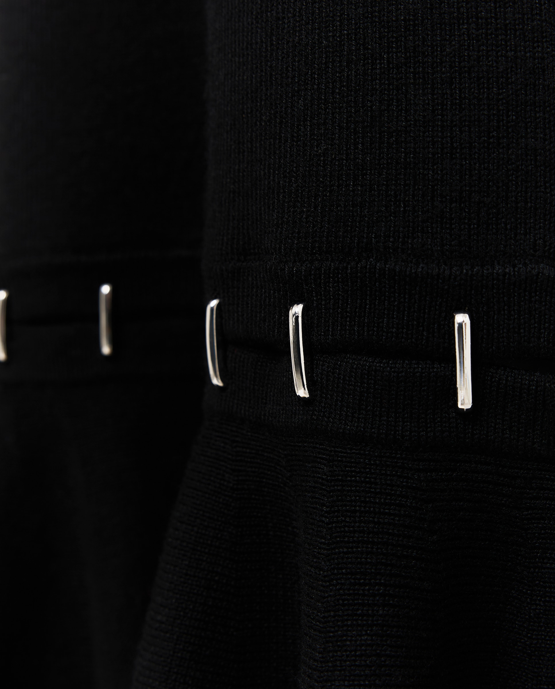 Imagen 3 de Vestido largo de punto - Negro Negro