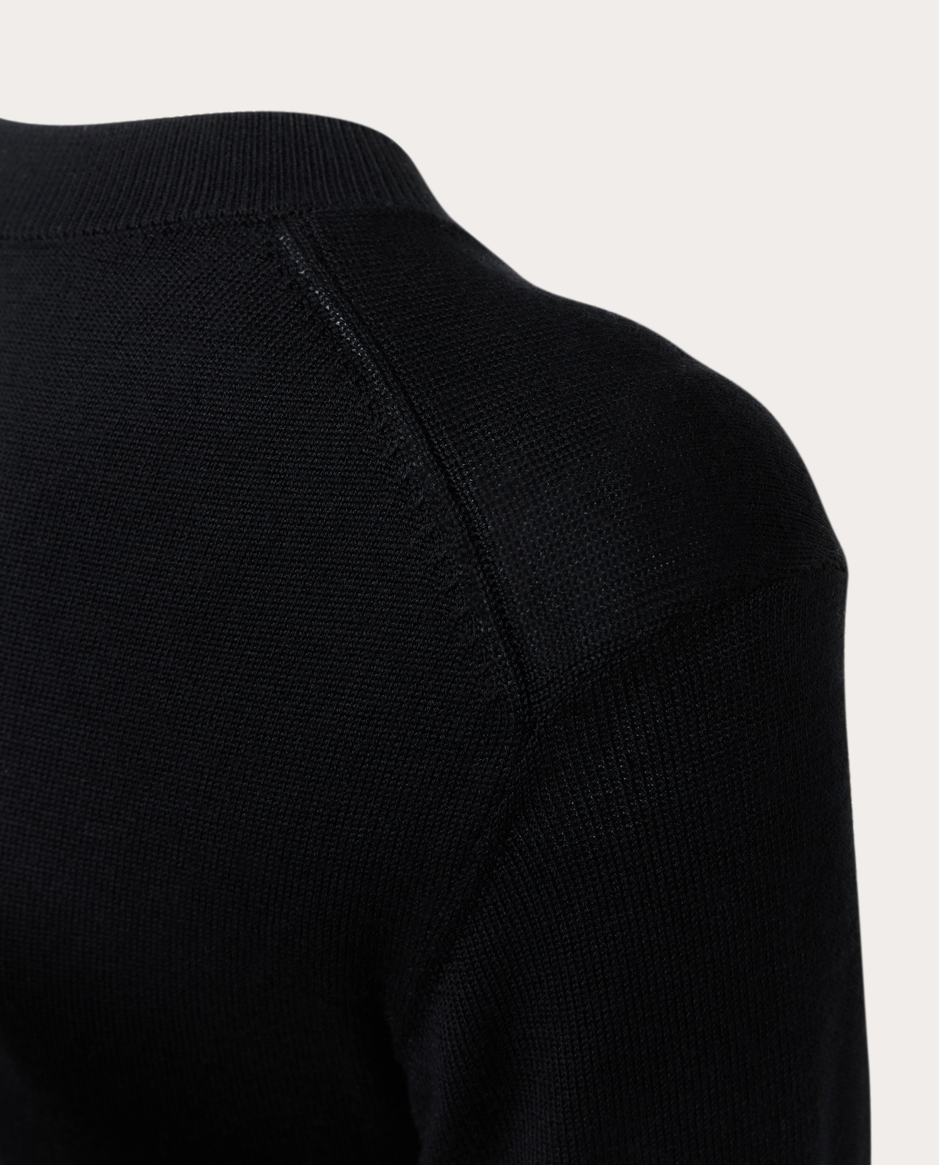 Imagen 4 de Vestido largo de punto - Negro Negro