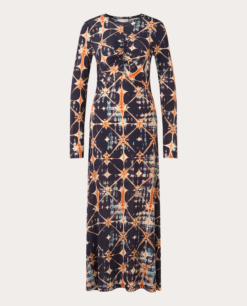 Vestido midi Naia estampado Multicolor-1
