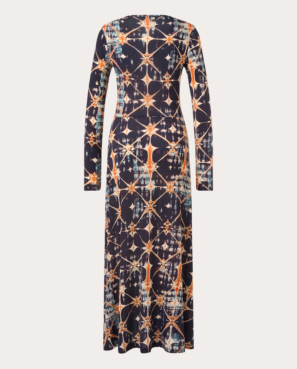 Vestido midi Naia estampado Multicolor-2