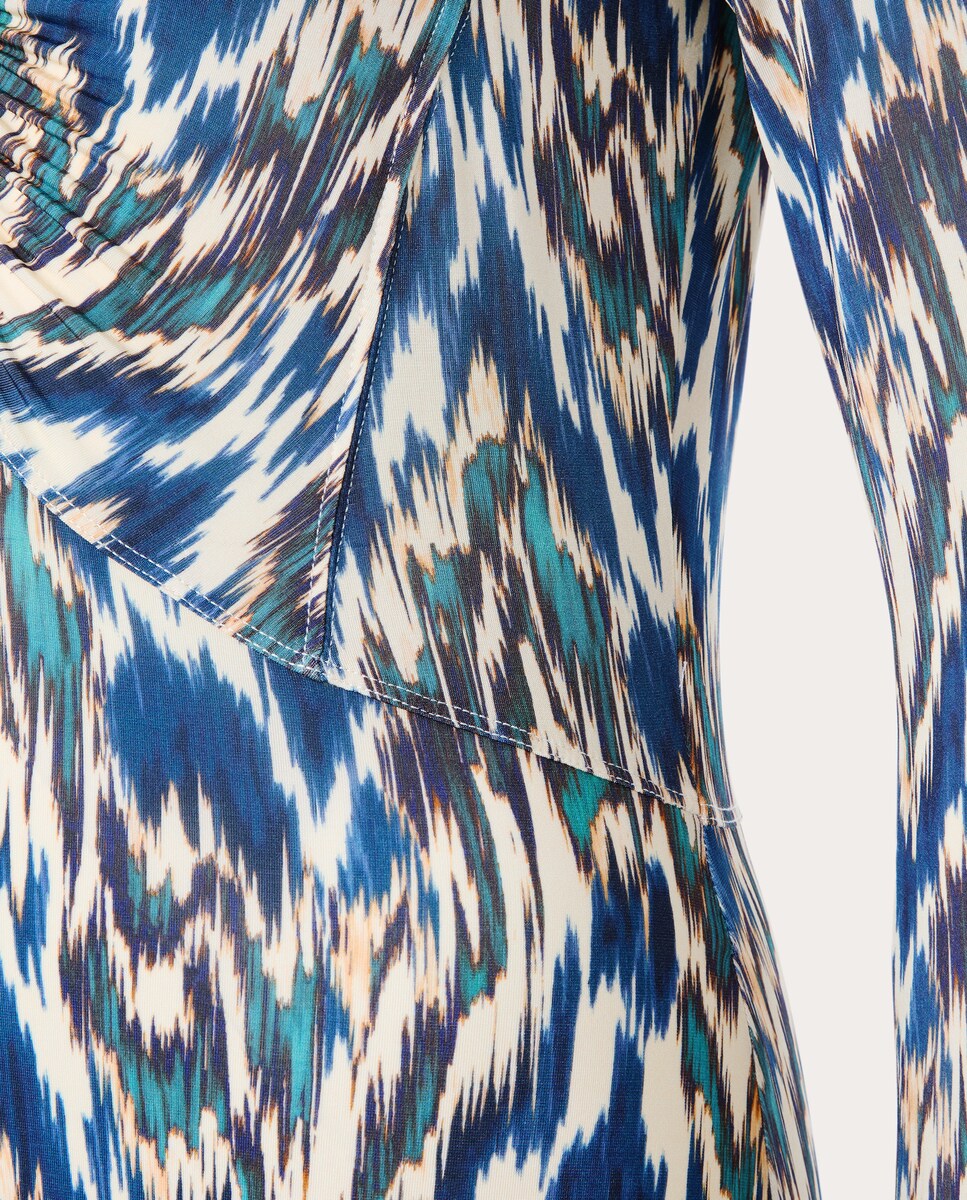 Vestido Midi Naia Estampado Multicolor-4