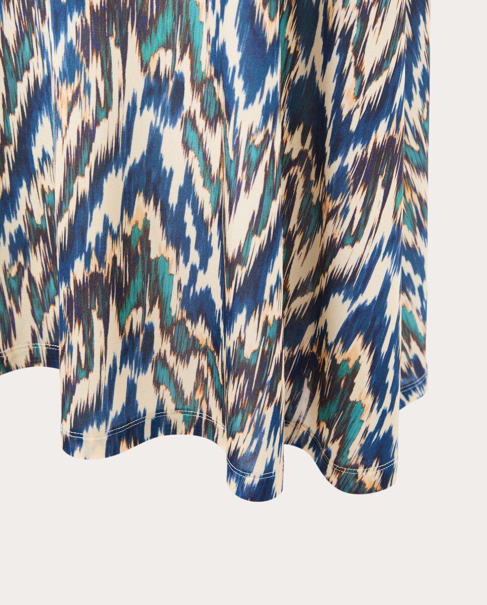 Vestido Midi Naia Estampado Multicolor-5