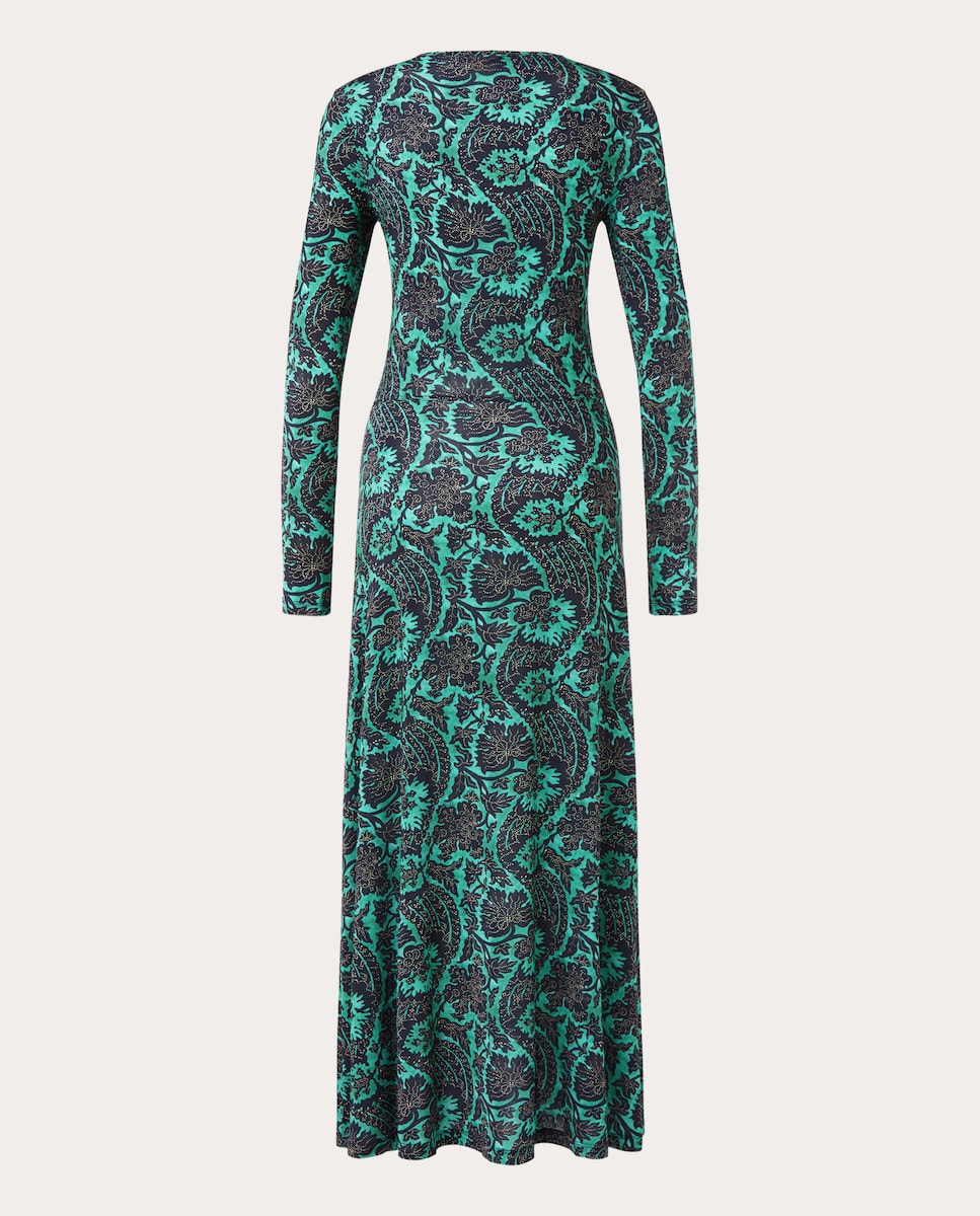 Vestido Midi Naia Estampado Verde-2